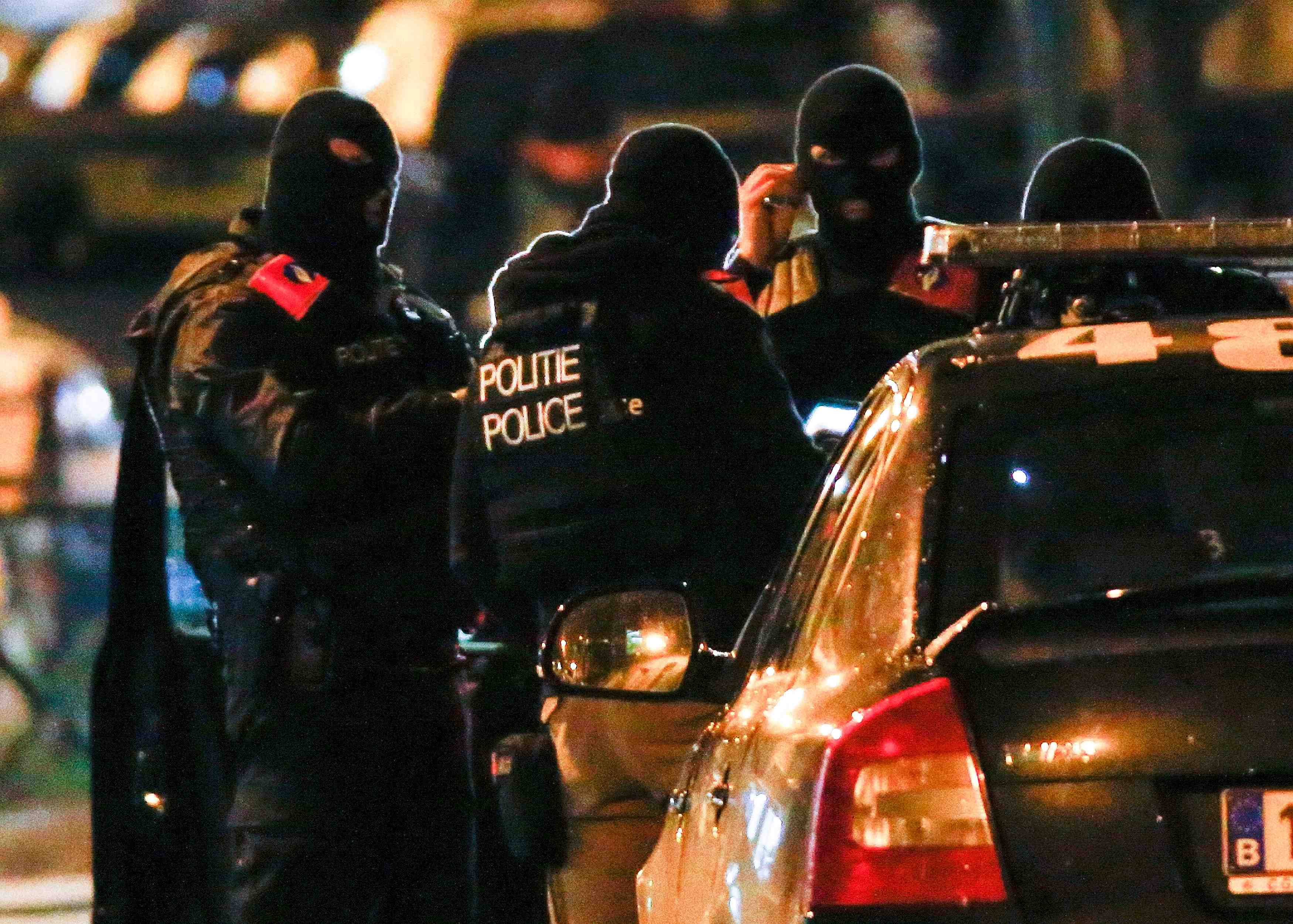 Operations de police a bruxelles
