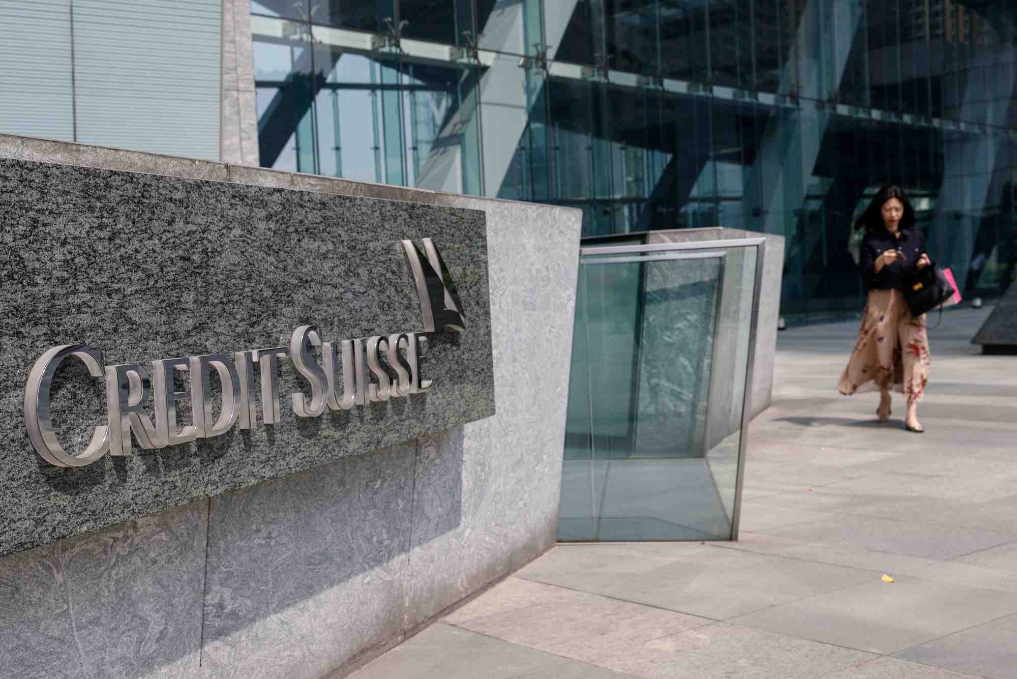 Un immeuble credit suisse a hong kong