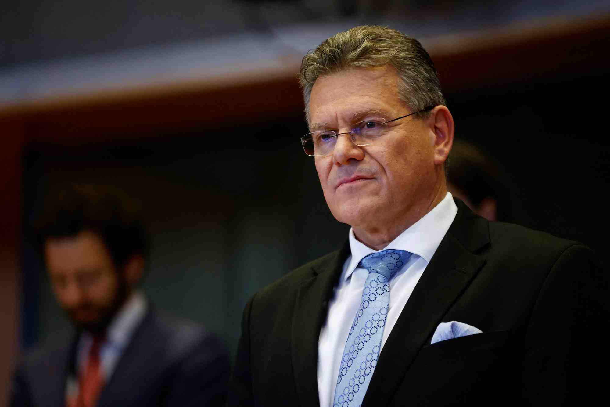 Maros Sefcovic est allé de nombreuses fois à Washington négocier avec ses homologues américains.