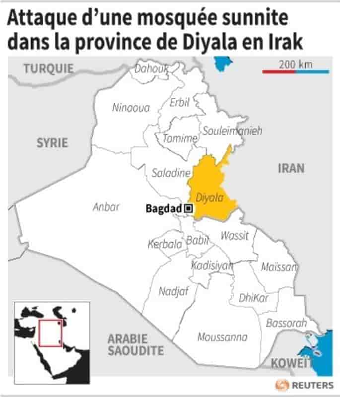 Une milice chiite attaque une mosquée sunnite en Irak, 68 morts
