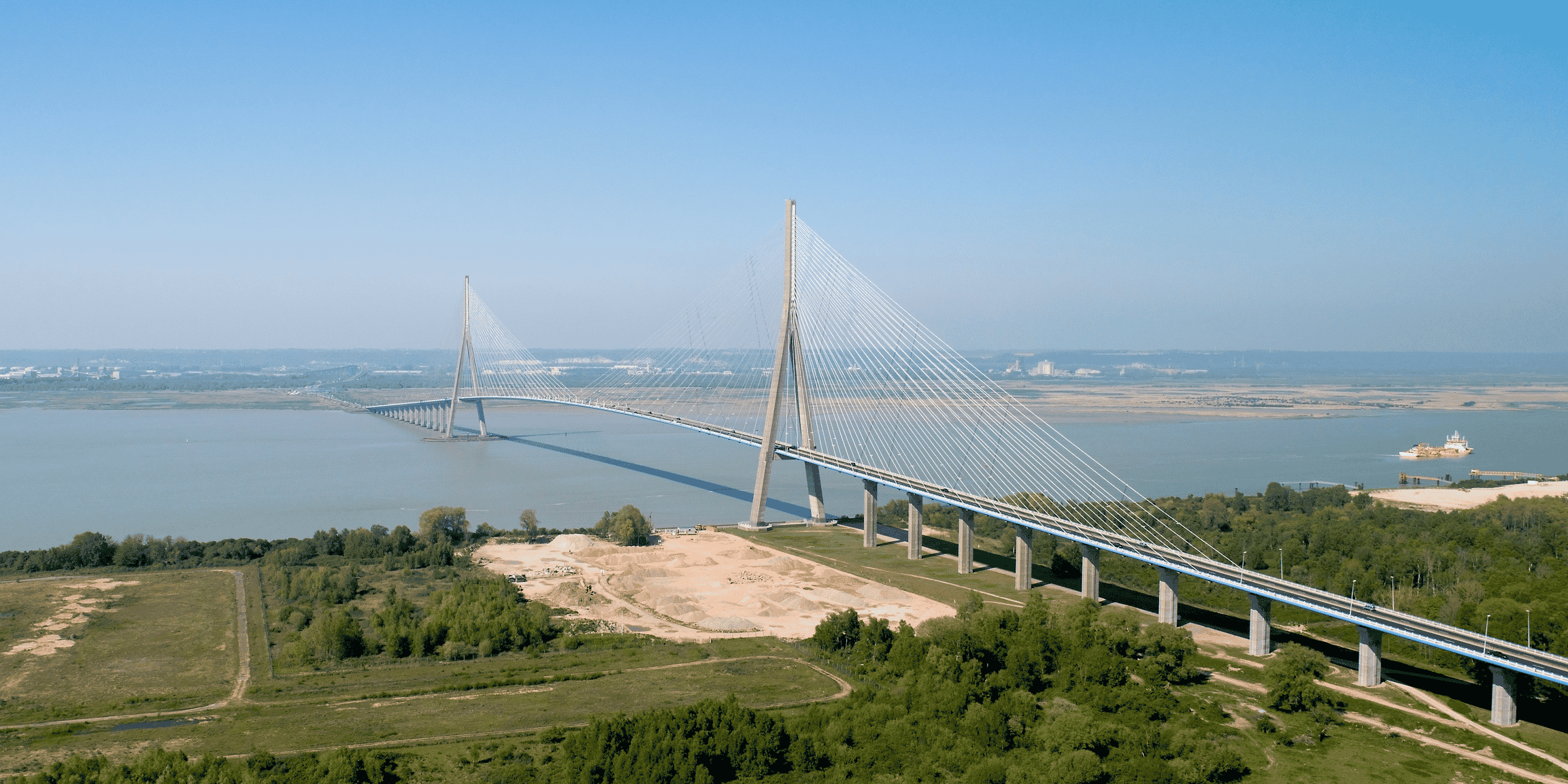 Normandie, pont, Seine