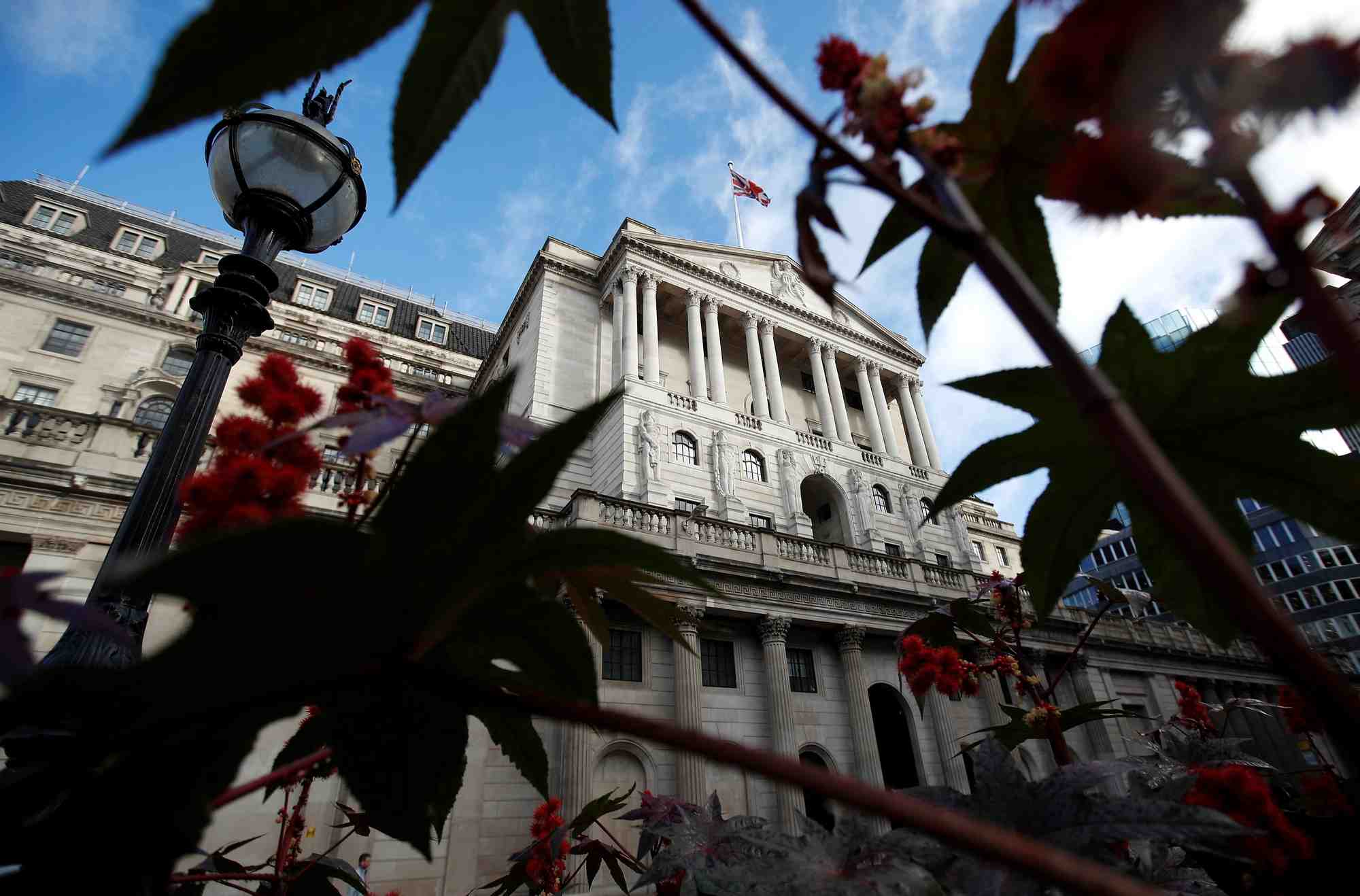 Le batiment de la banque d'angleterre (boe) a londres