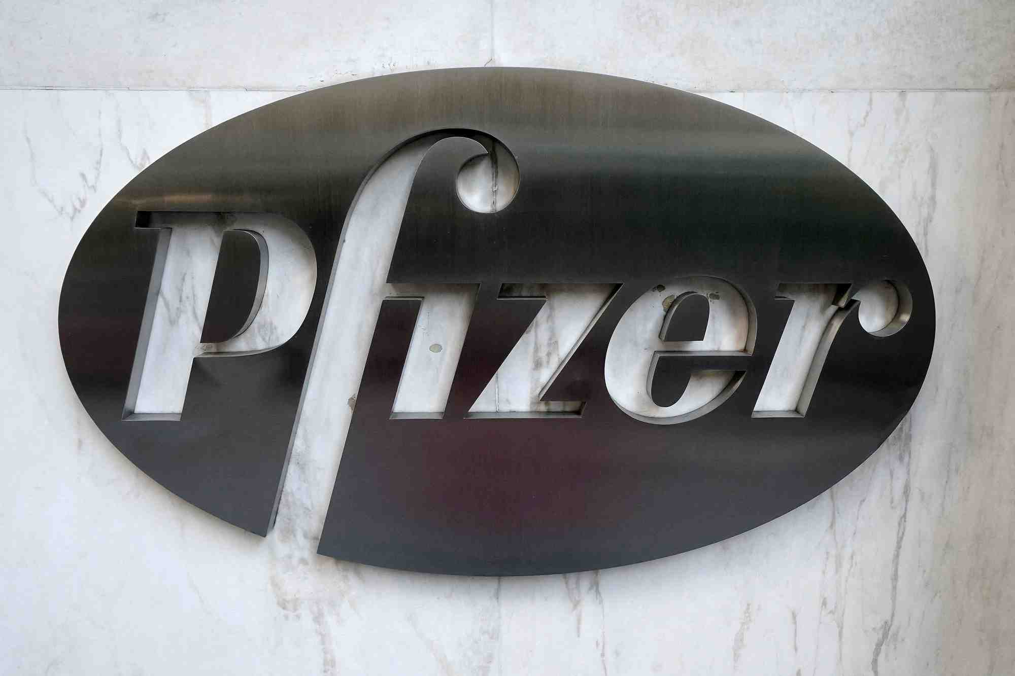 Photo d'archives du logo de pfizer