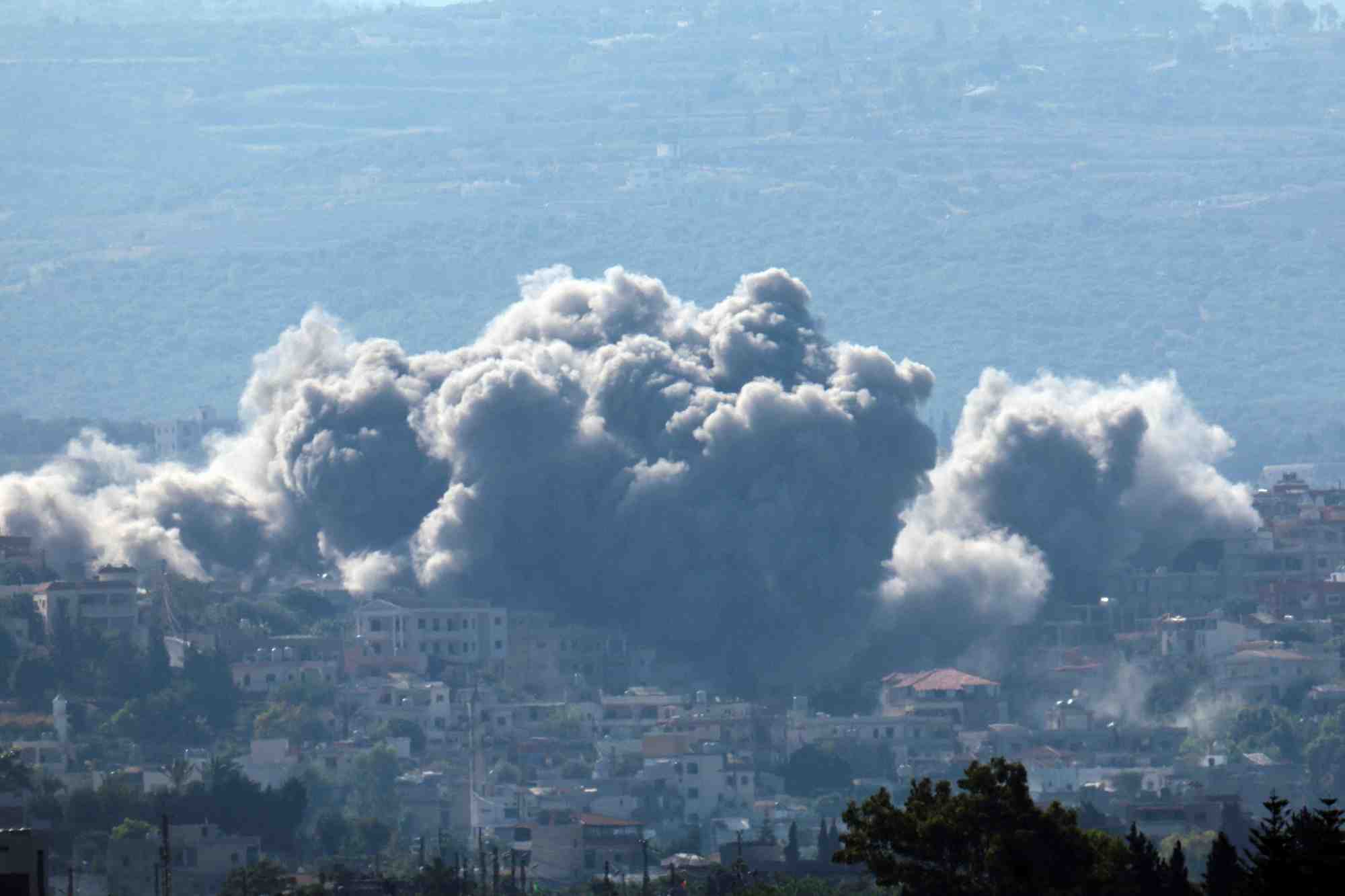 Consequences des frappes israeliennes sur le liban