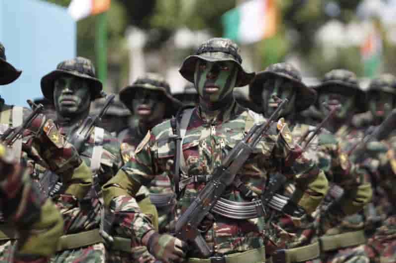 Actes de mutinerie signales a adiake en cote d'ivoire