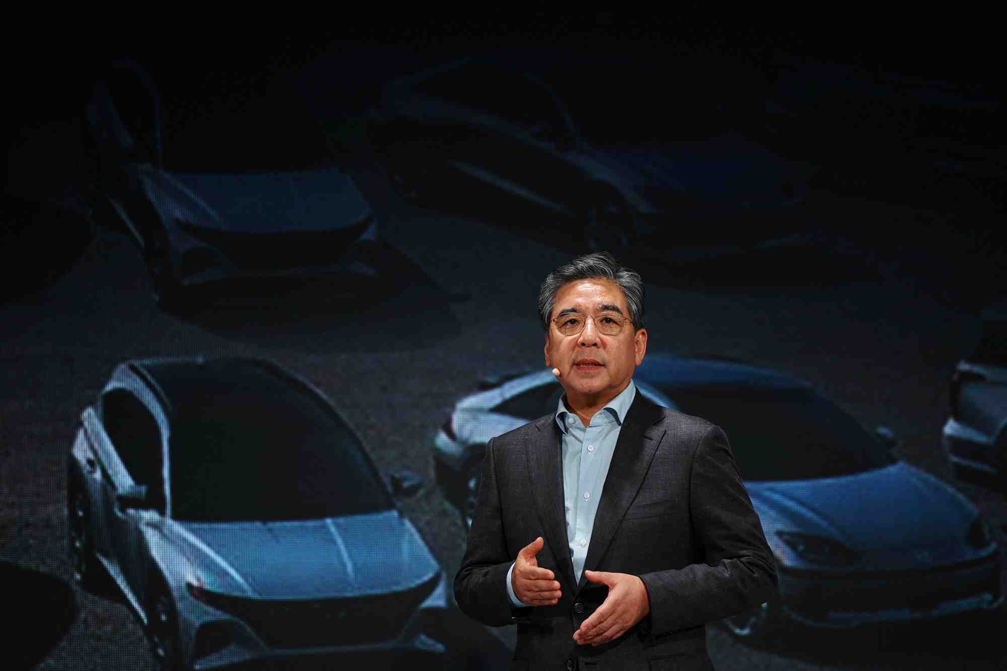 Jaehoon chang, president-directeur general de hyundai, a la journee des investisseurs de l'entreprise