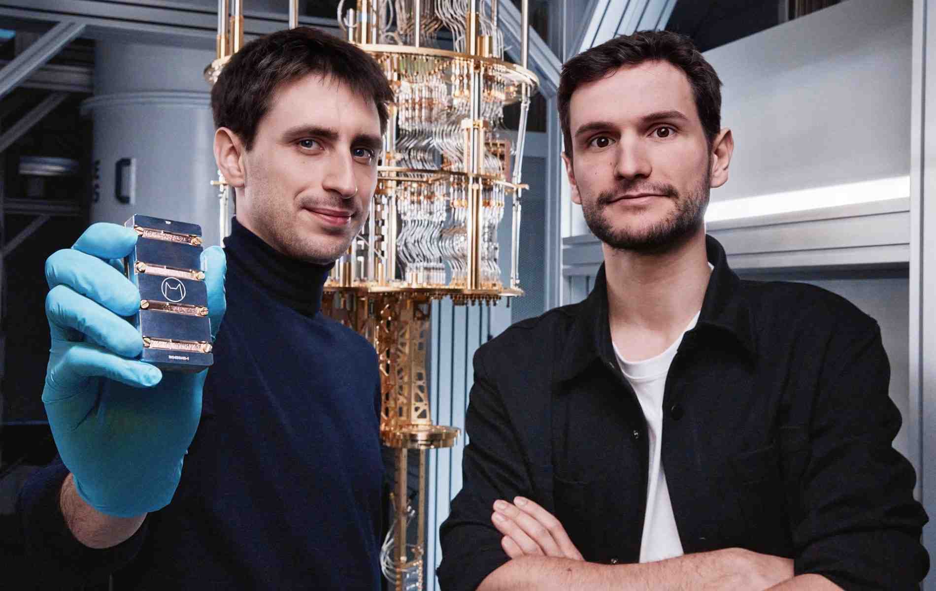 Théau Peronnin et Raphaël Lescanne, les deux fondateurs d'Alice & Bob.