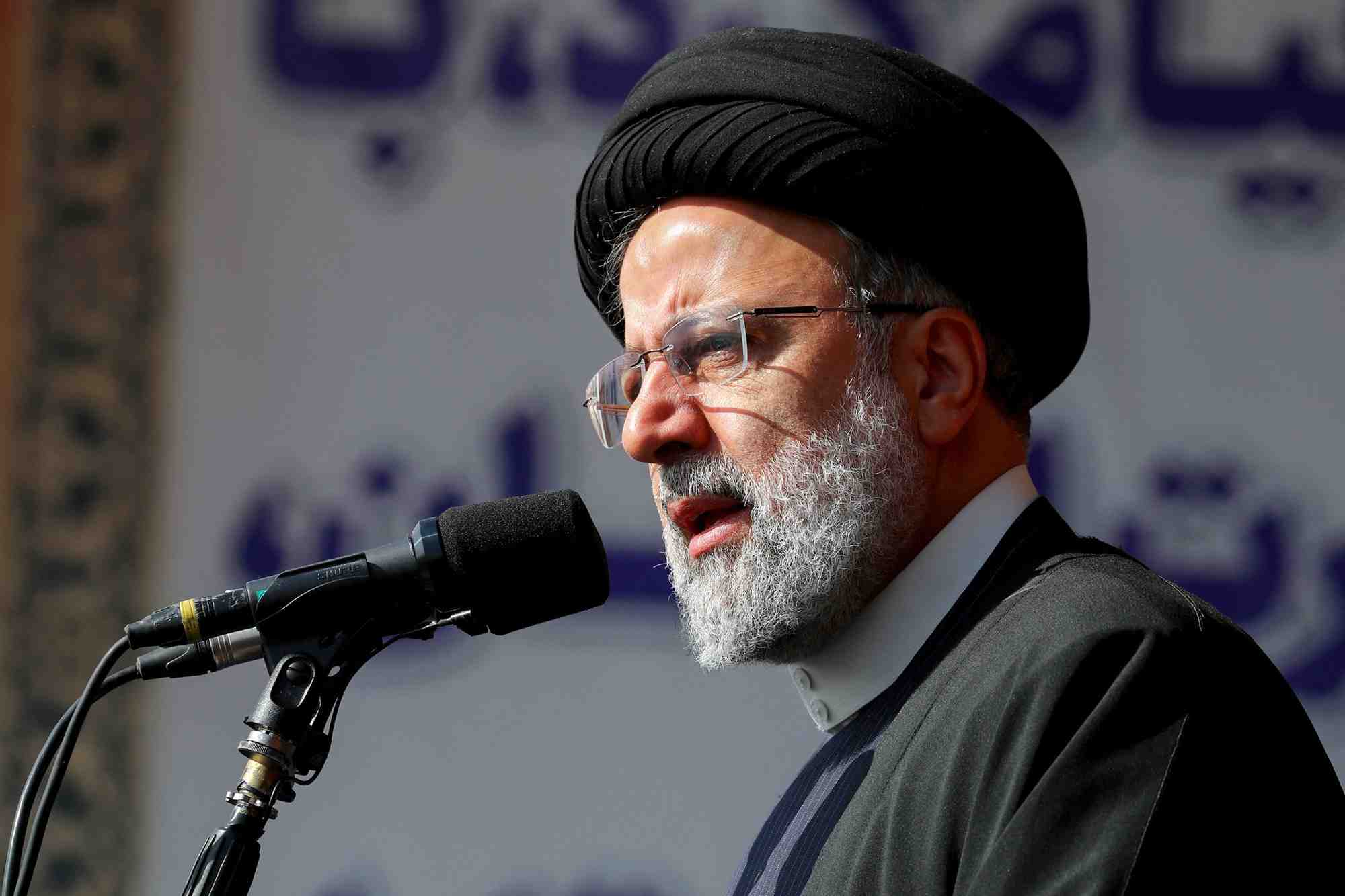 Photo du president iranien ebrahim raisi