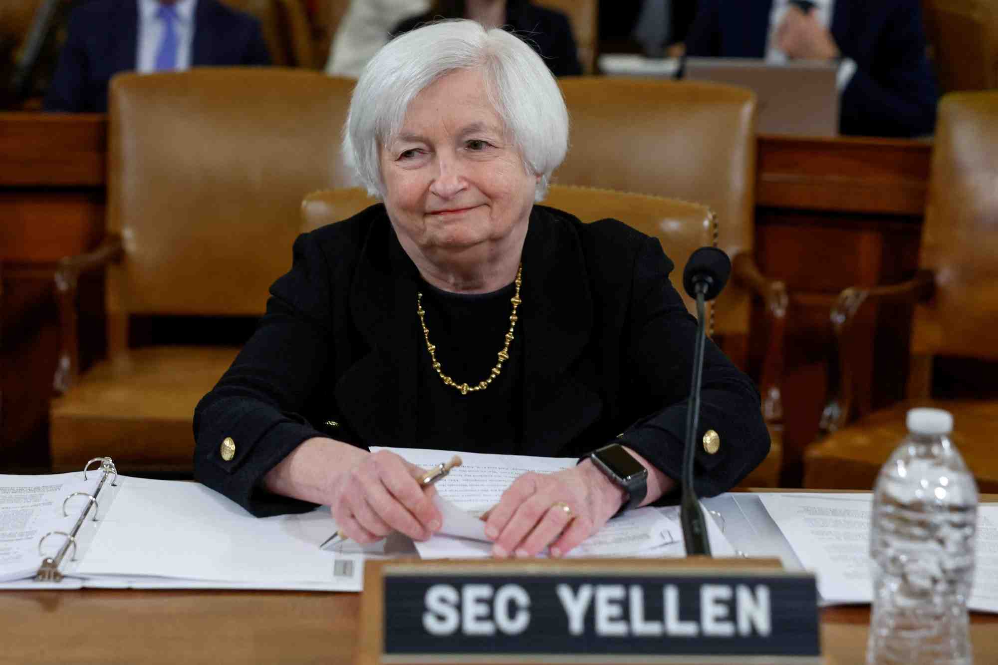 La secrétaire américaine au Trésor, Janet Yellen.