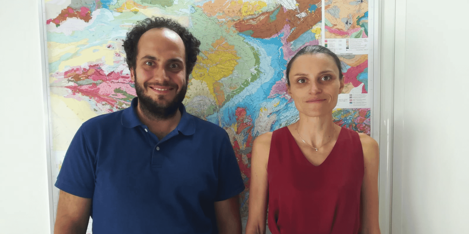 Quentin Barral et Alice Chougnet, fondateurs de Geosophy.