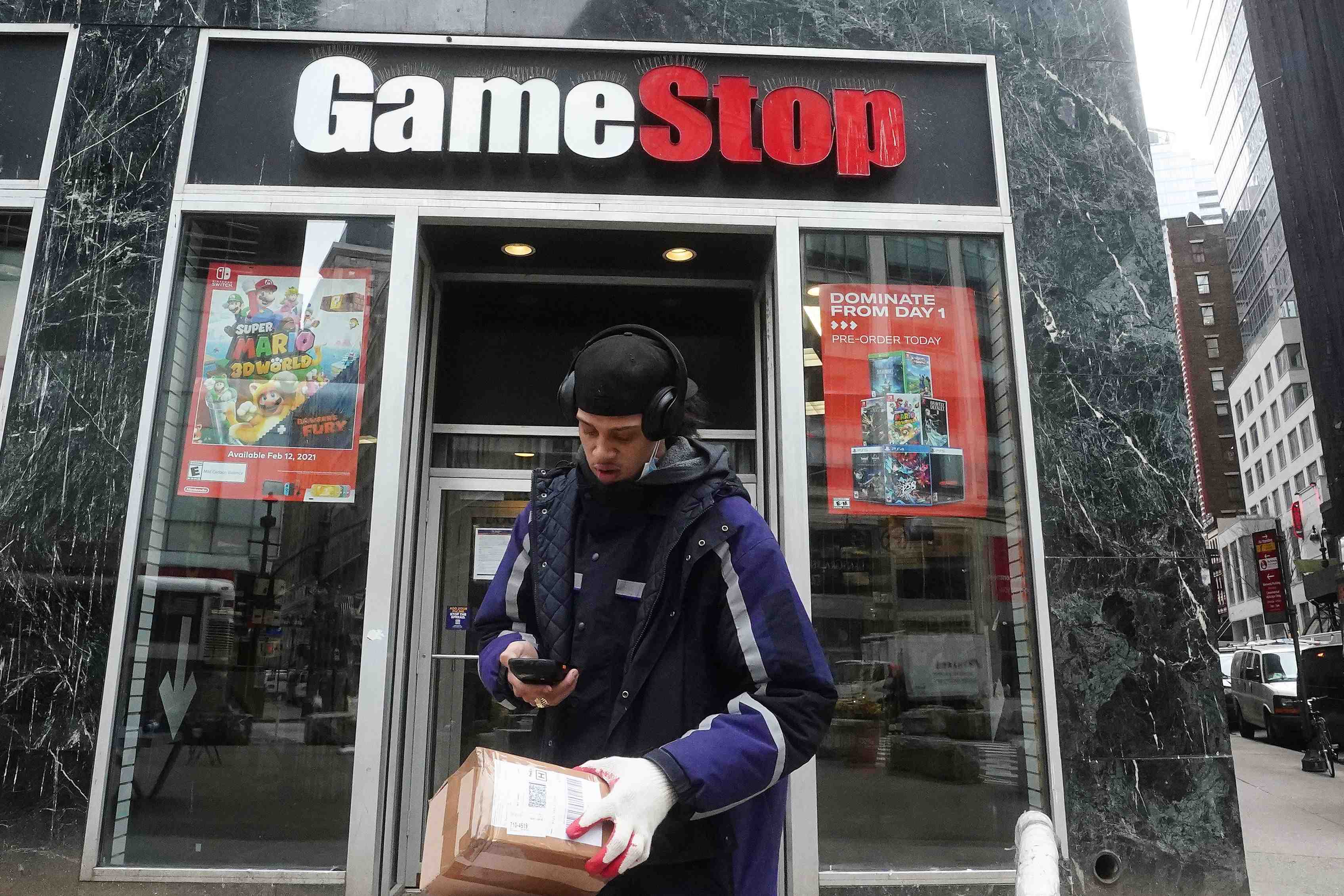 Gamestop a suivre a wall street