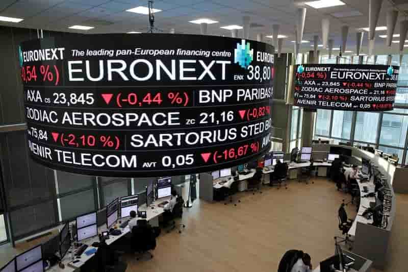 Euronext: placement de 6,3% detenus par bnp paribas et socgen