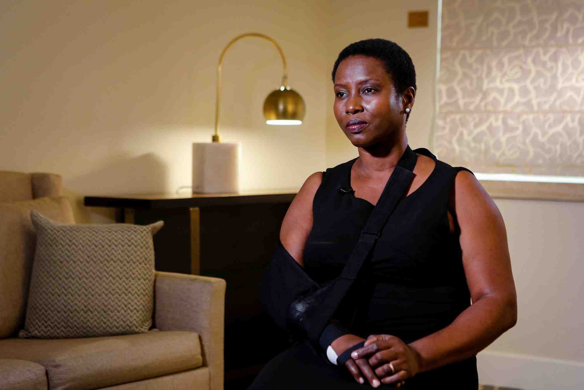 L'ancienne premiere dame d'haiti, martine moise