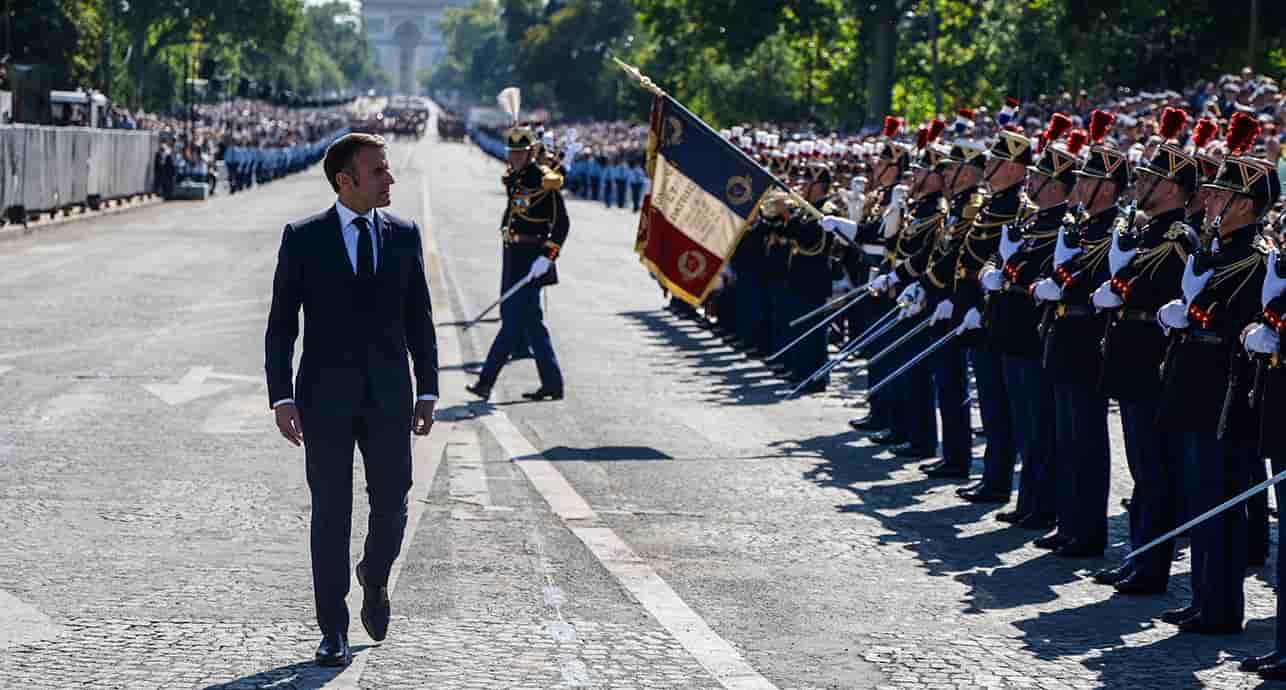 Emmanuel Macron, le 14 juillet 2024.