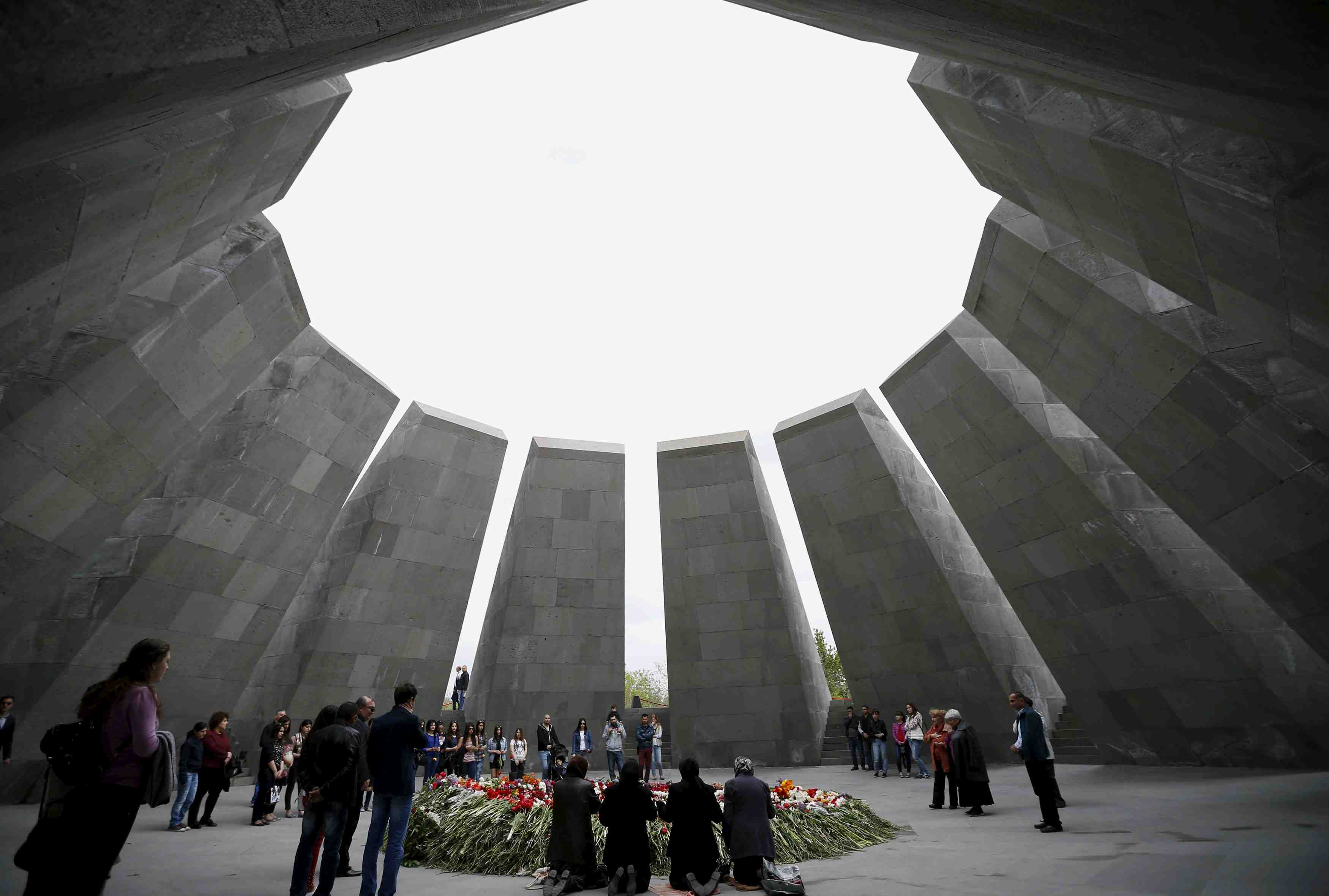 Commemoration du centenaire des massacres de 1915 en armenie