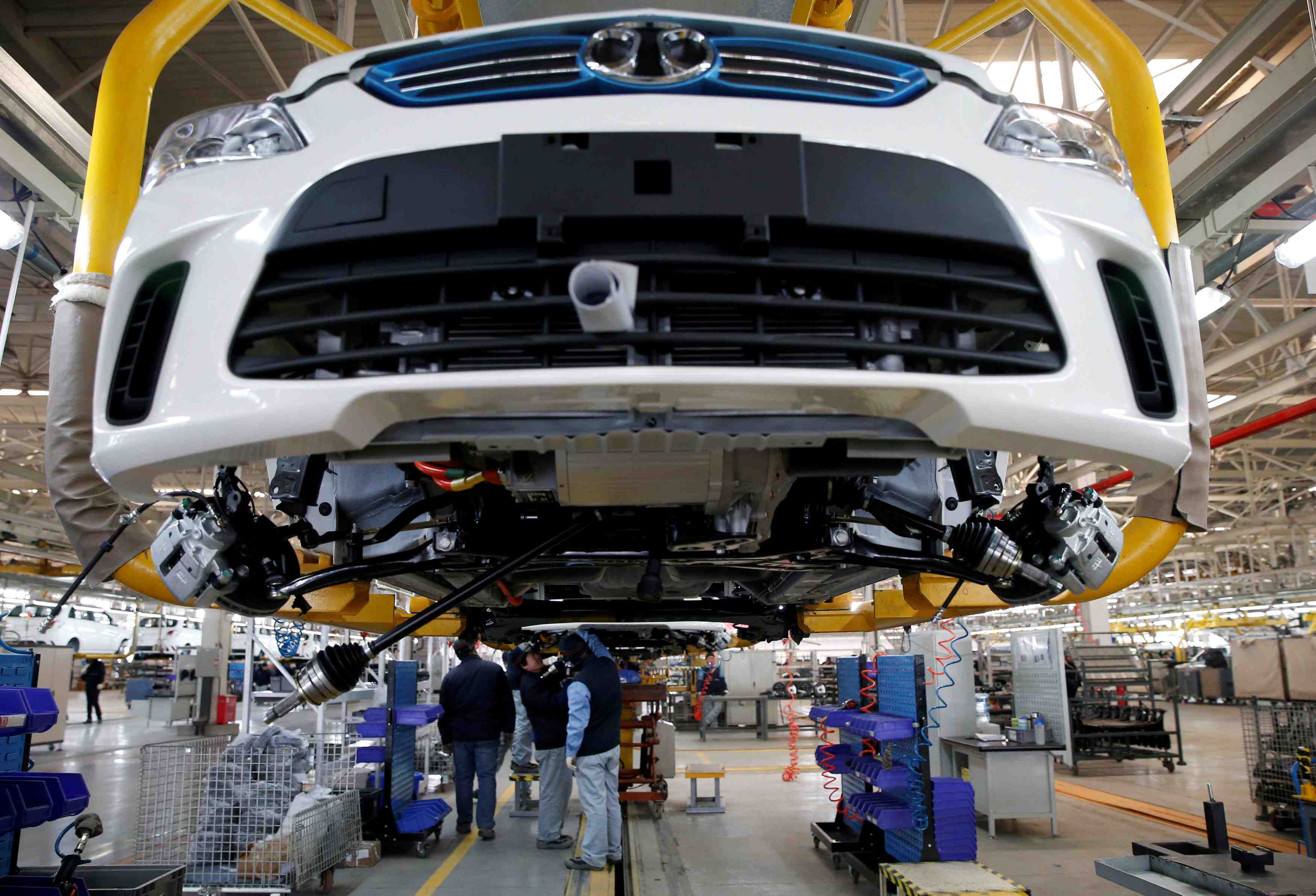 A shanghai, cap sur l'electrique malgre le flou reglementaire