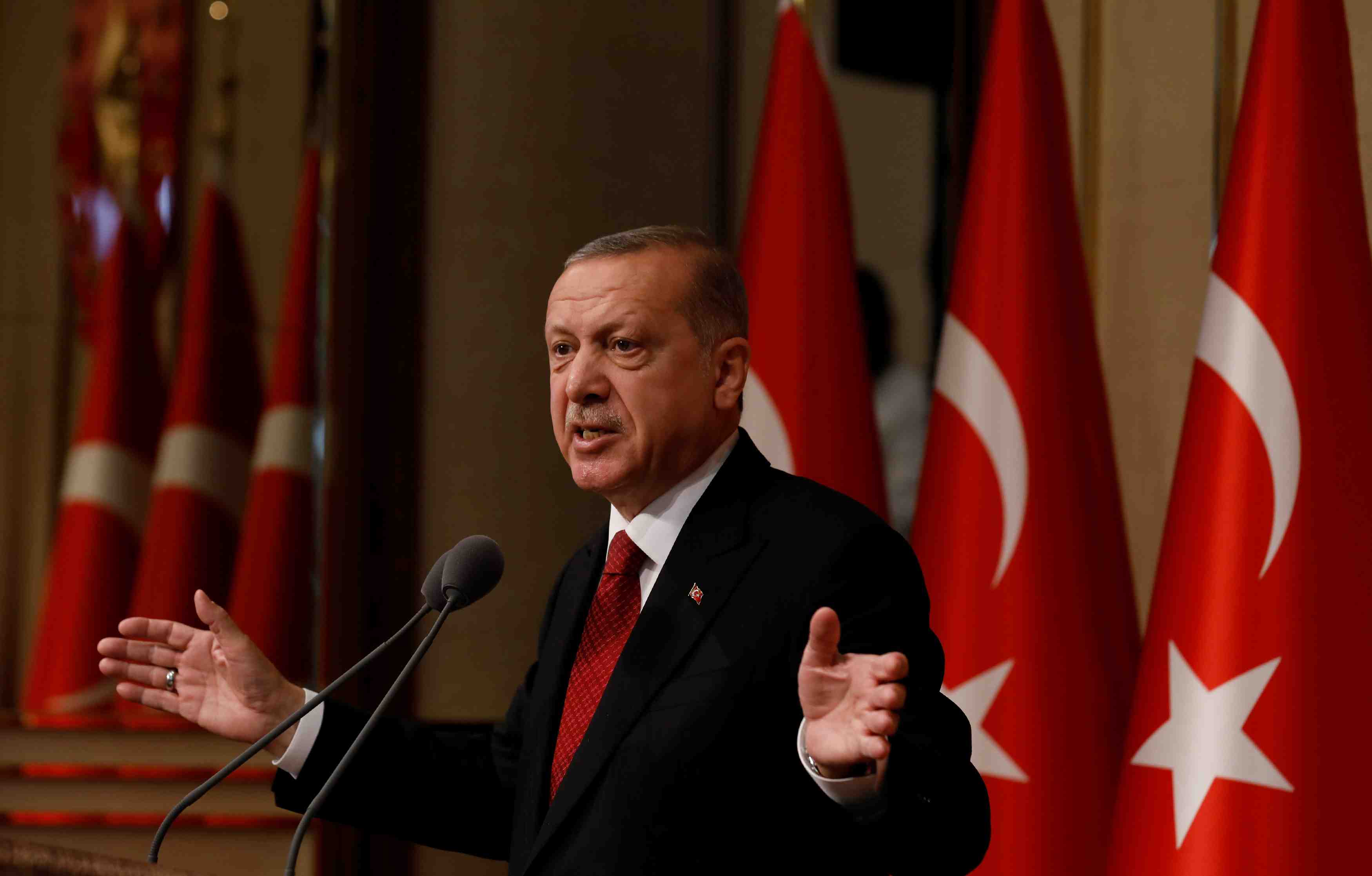 Erdogan appelle les turcs a acheter de la livre