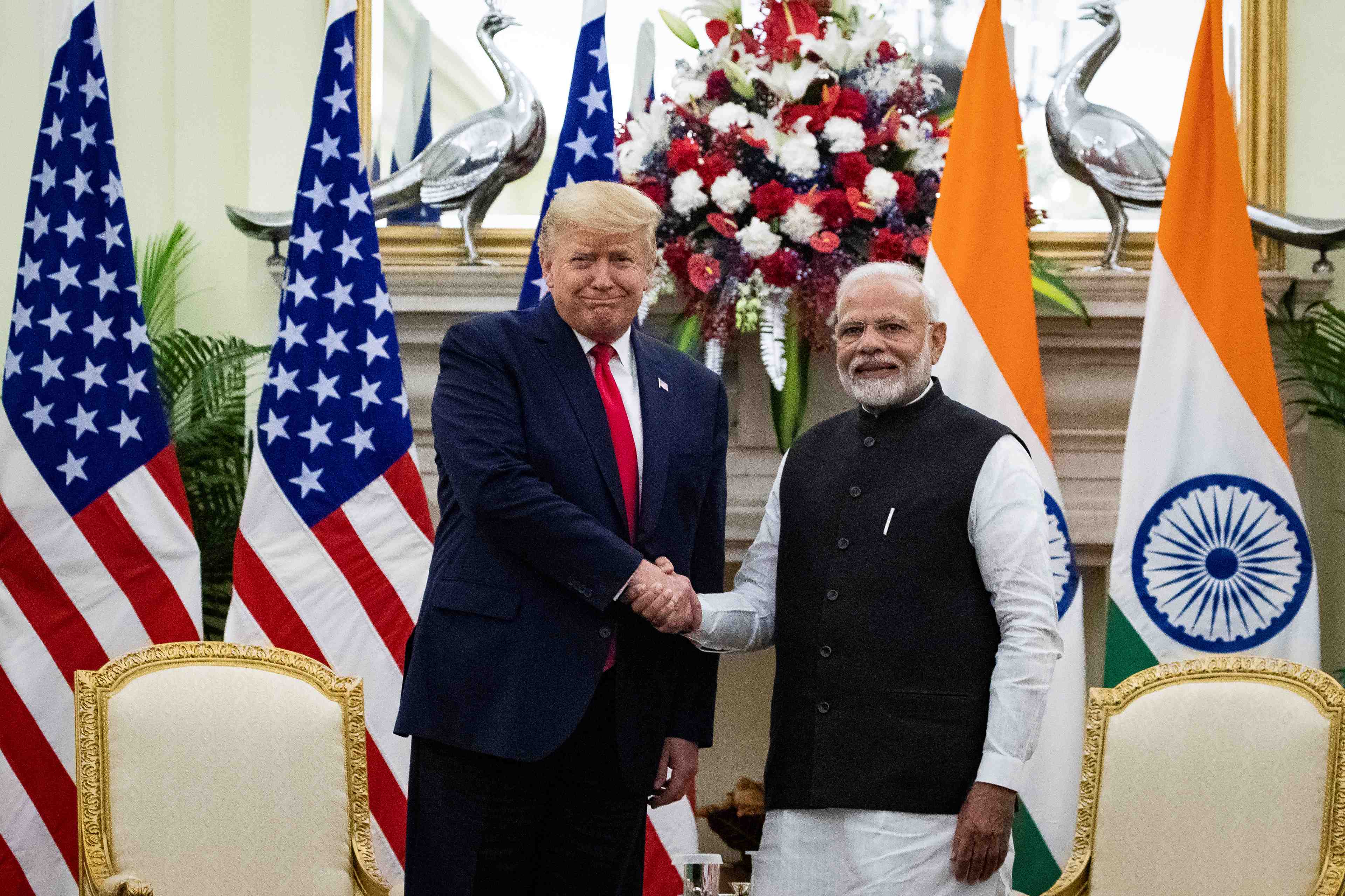Trump et modi esperent conclure un premier accord commercial usa-inde