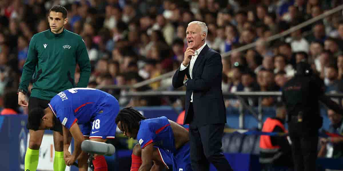 Didier Deschamps, vendredi soir au Parc des Princes.
