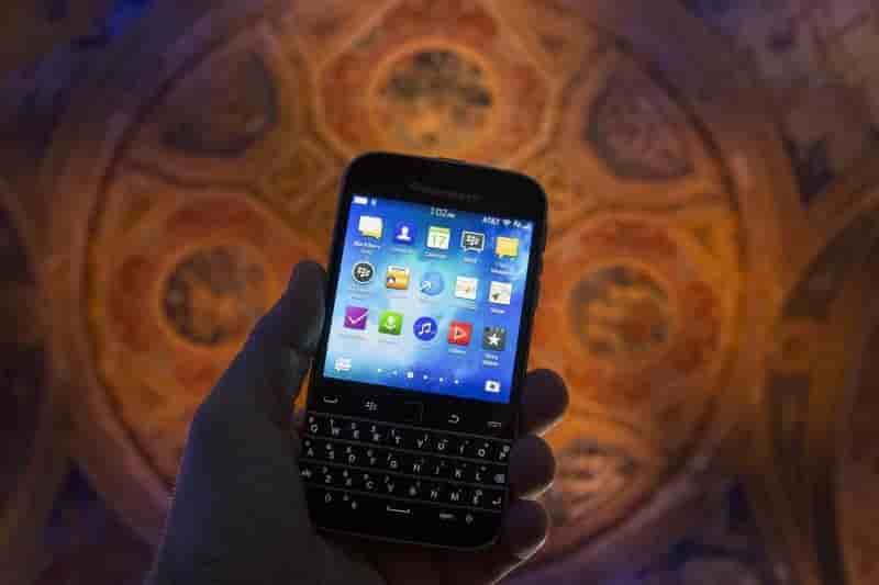 Mise a jour logicielle de blackberry