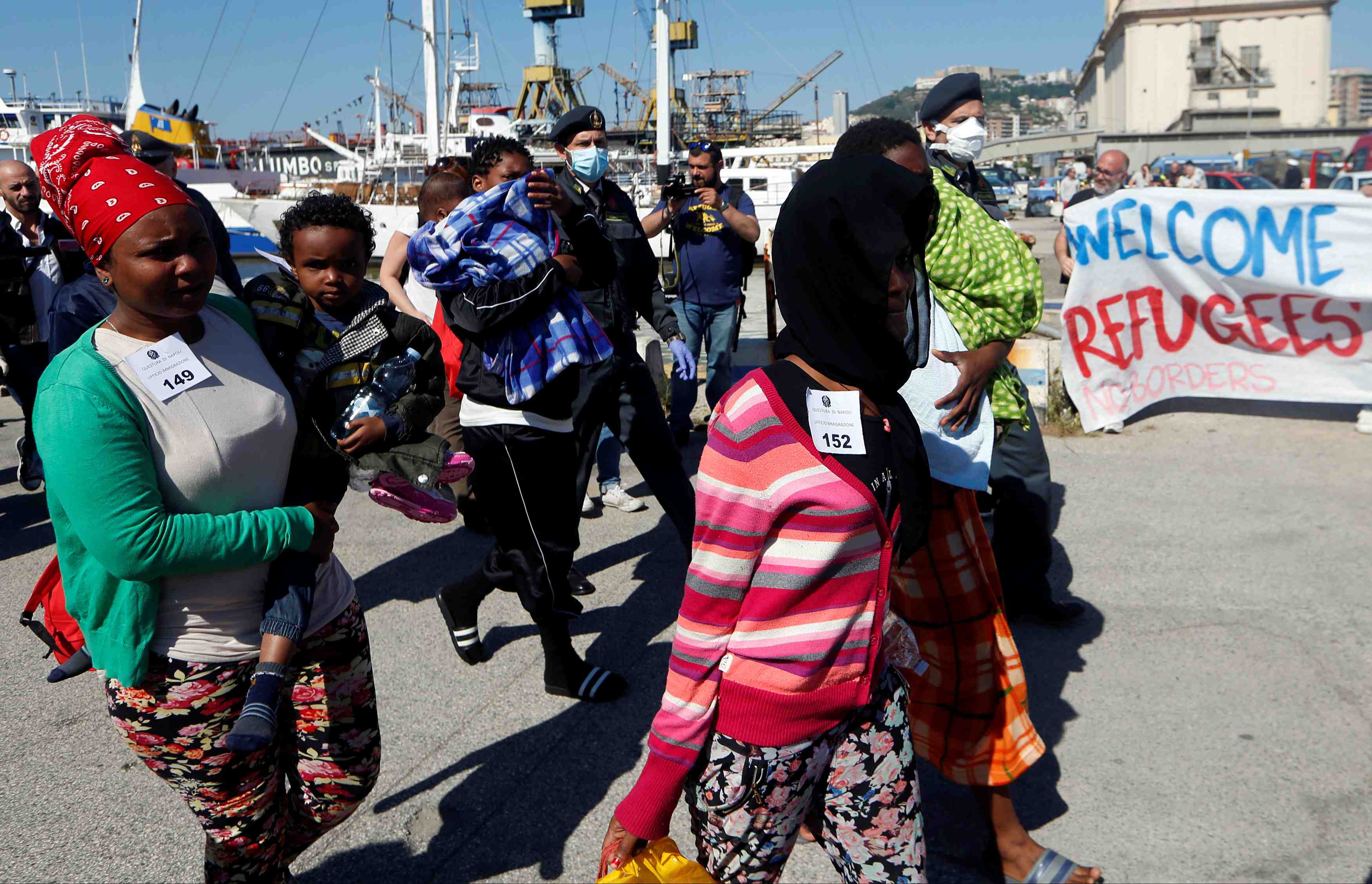 L'italie a besoin d'aide pour gerer l'afflux de migrants