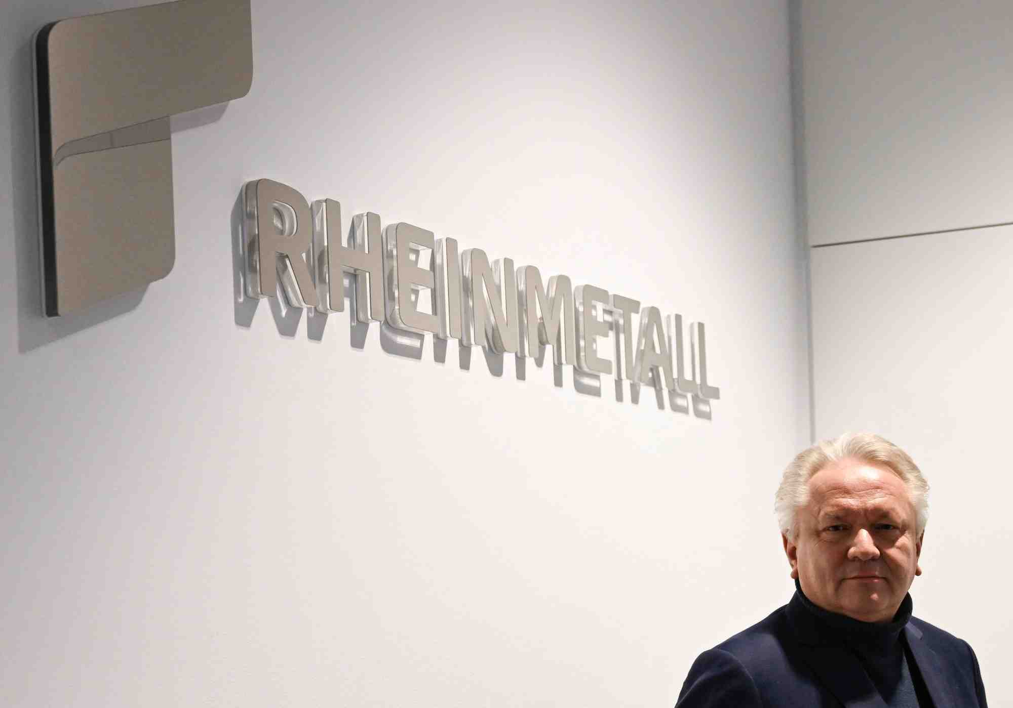 Armin papperger, pdg du groupe allemand de defense et d'automobile rheinmetall ag a duesseldorf
