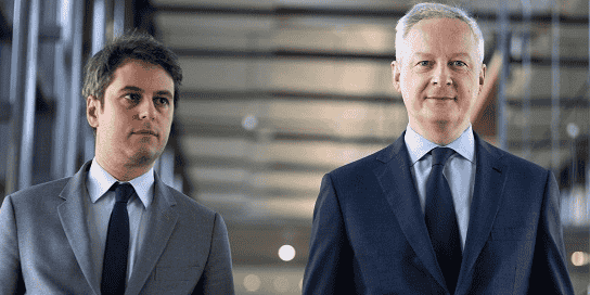Bruno Le Maire et Gabriel Attal