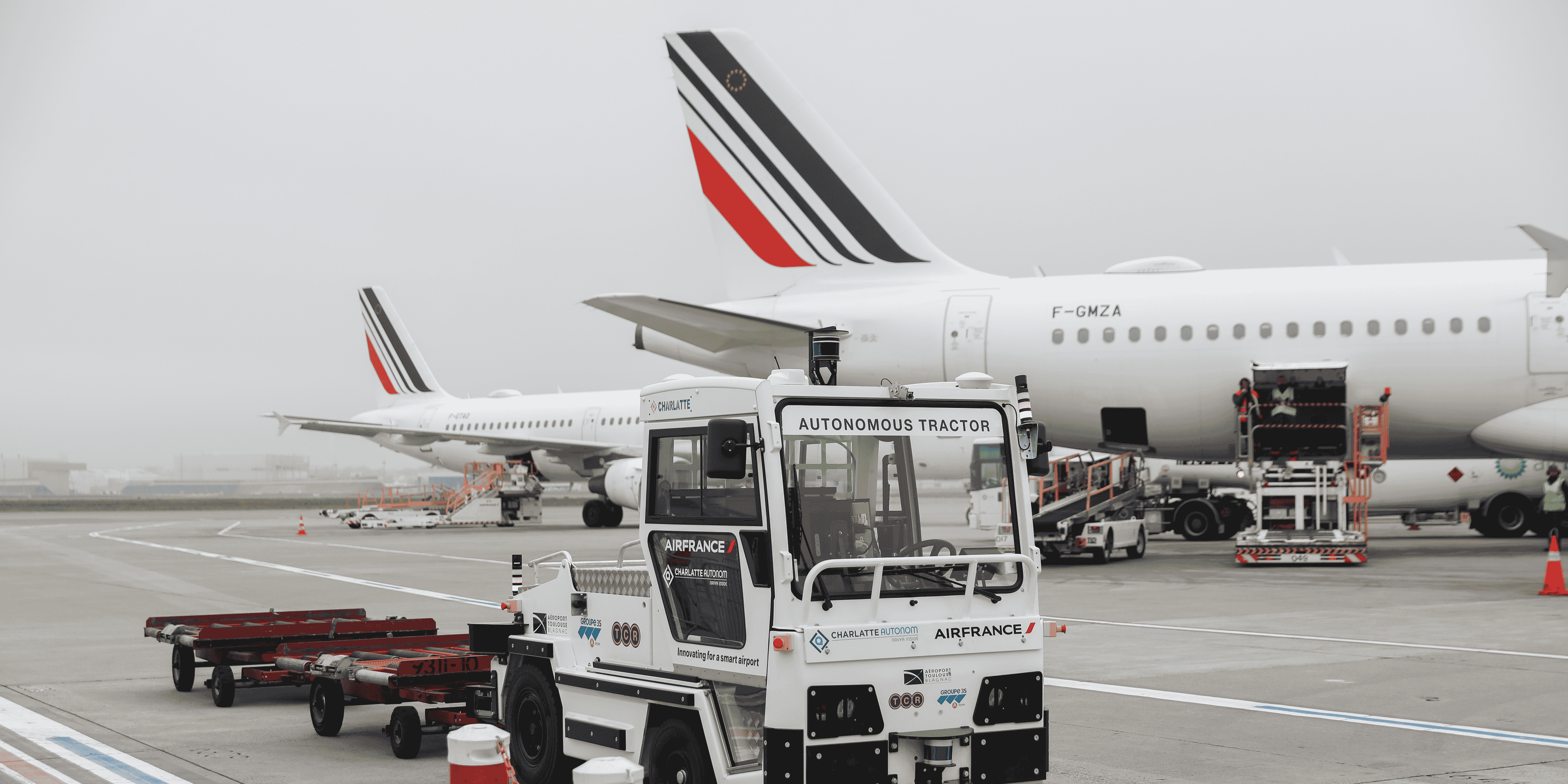 tracteur a bagages autonome