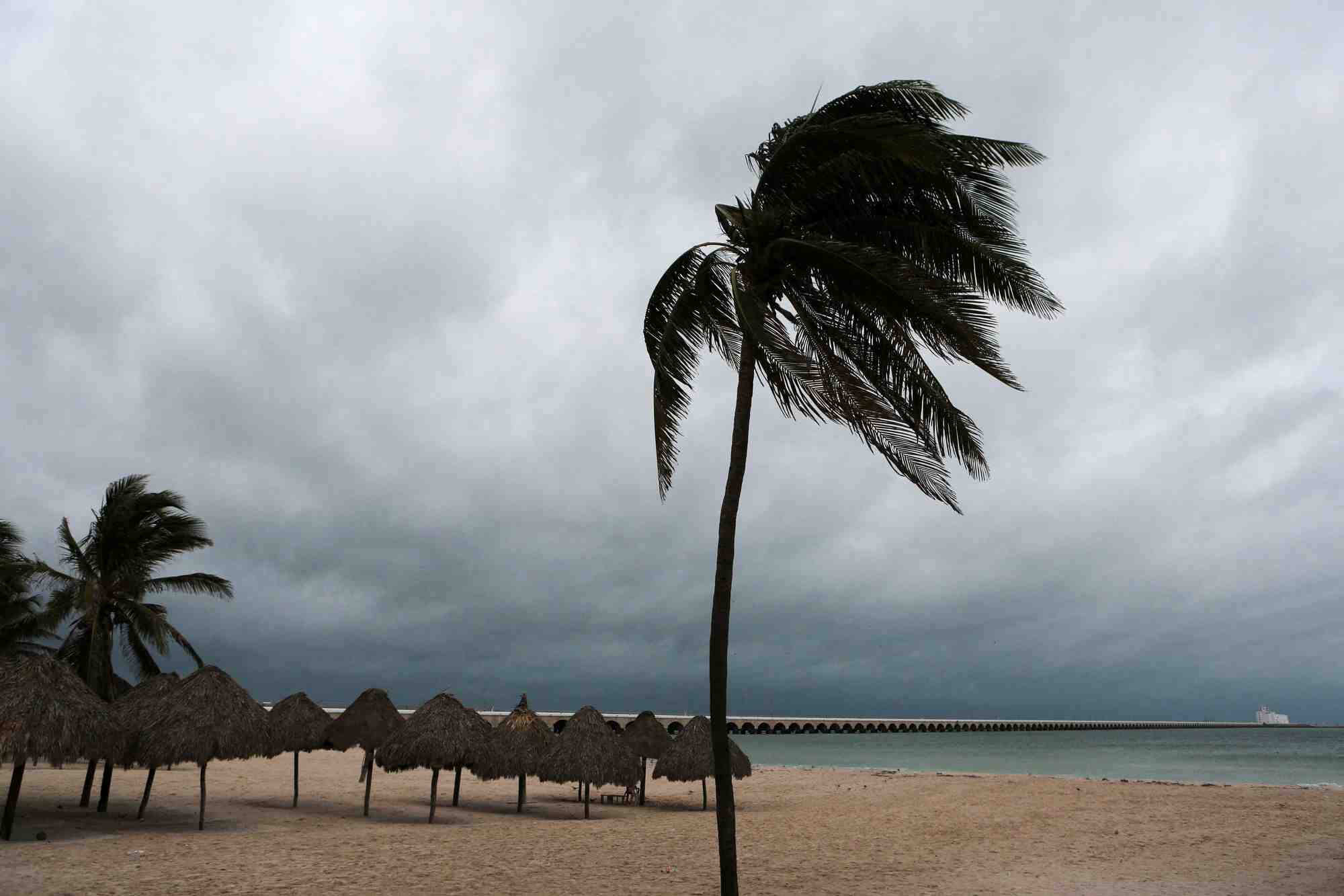 L'ouragan milton au mexique