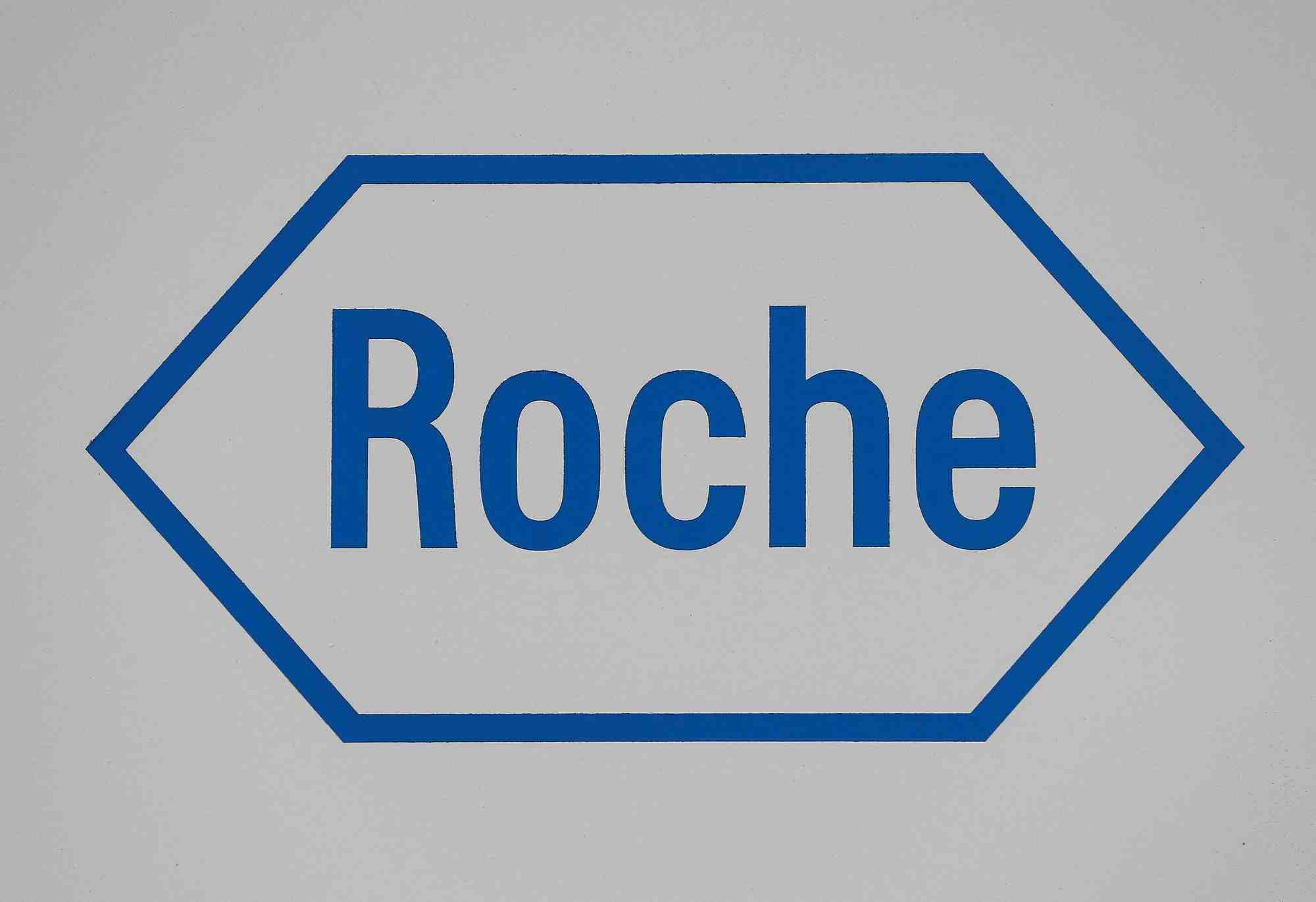 Photo d'archives du logo de roche