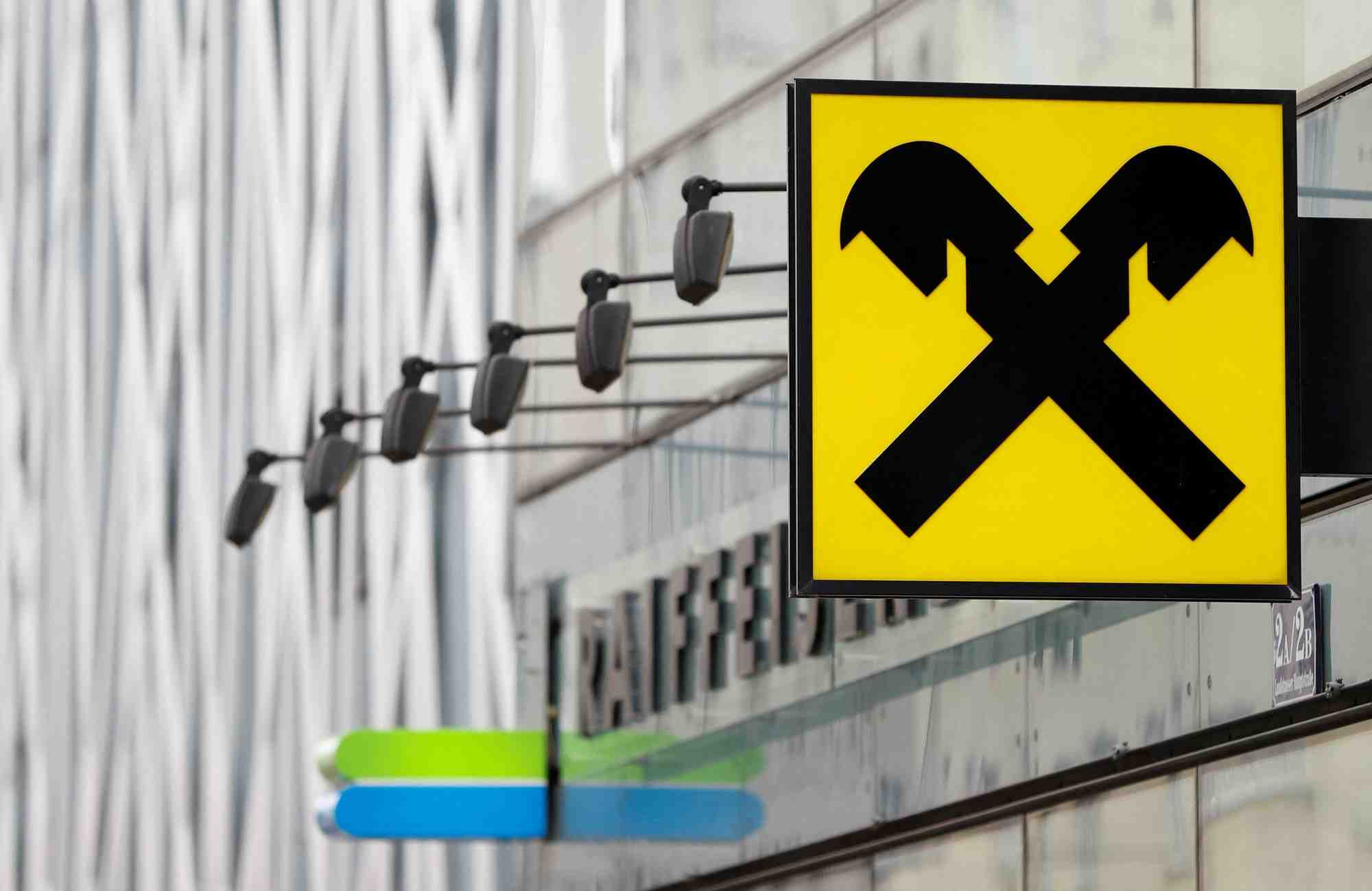 Une agence raiffeisen bank international