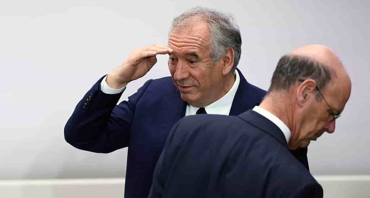 Le Premier ministre François Bayrou et le ministre de l'Économie Éric Lombard.