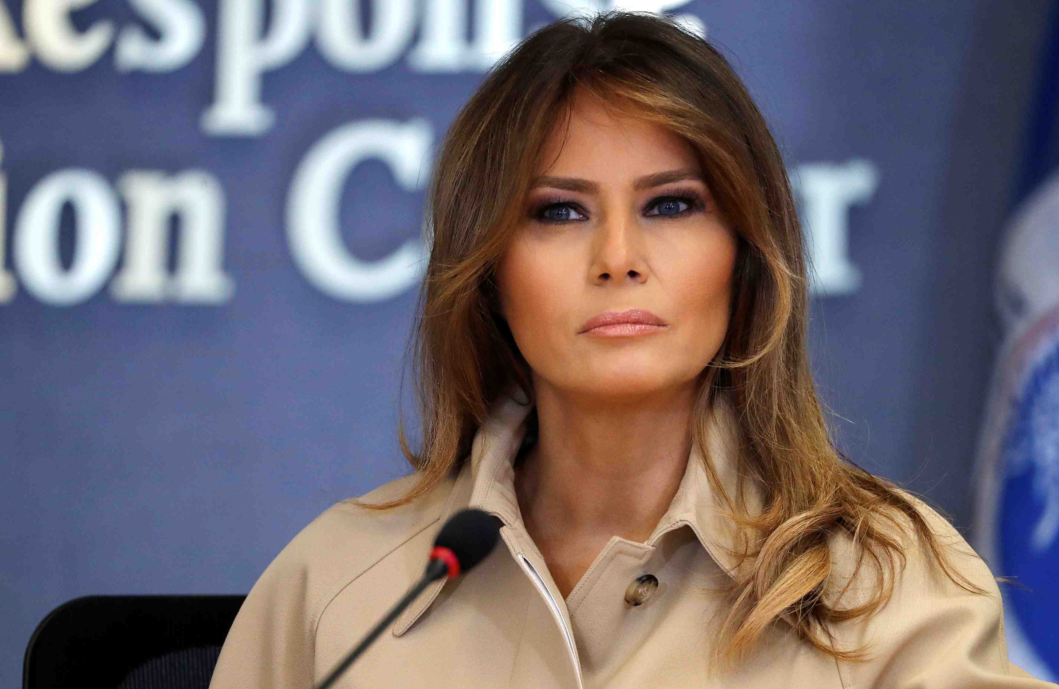 Premiere apparition publique de melania trump en plusieurs semaines