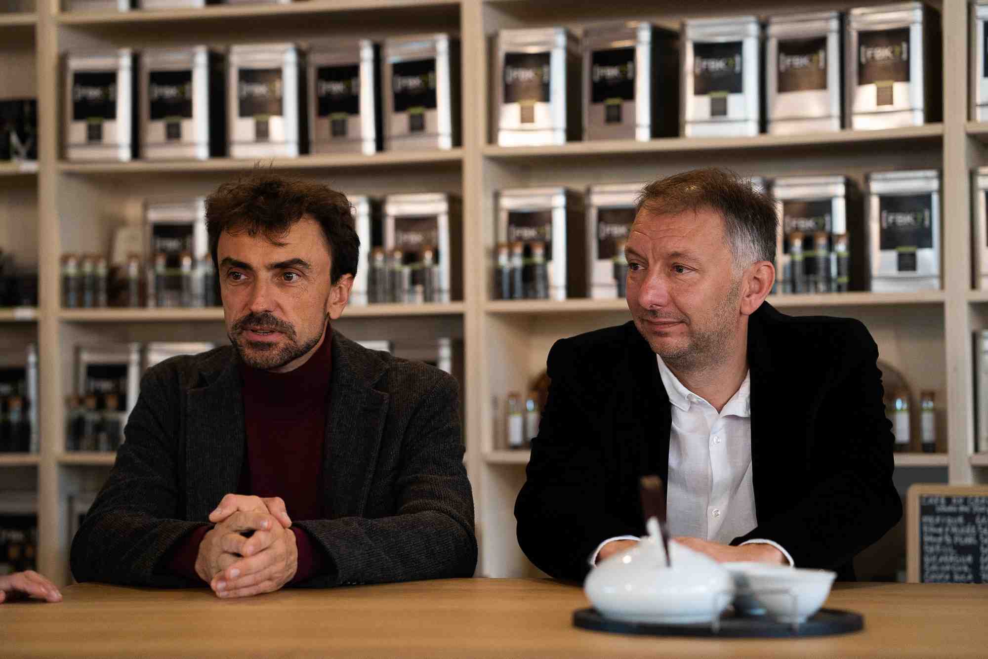 Grégory Doucet et Bruno Bernard d'EELV