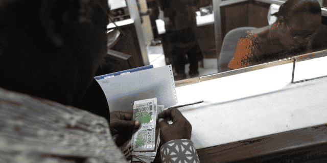 Guichet banque argent Côte d'Ivoire