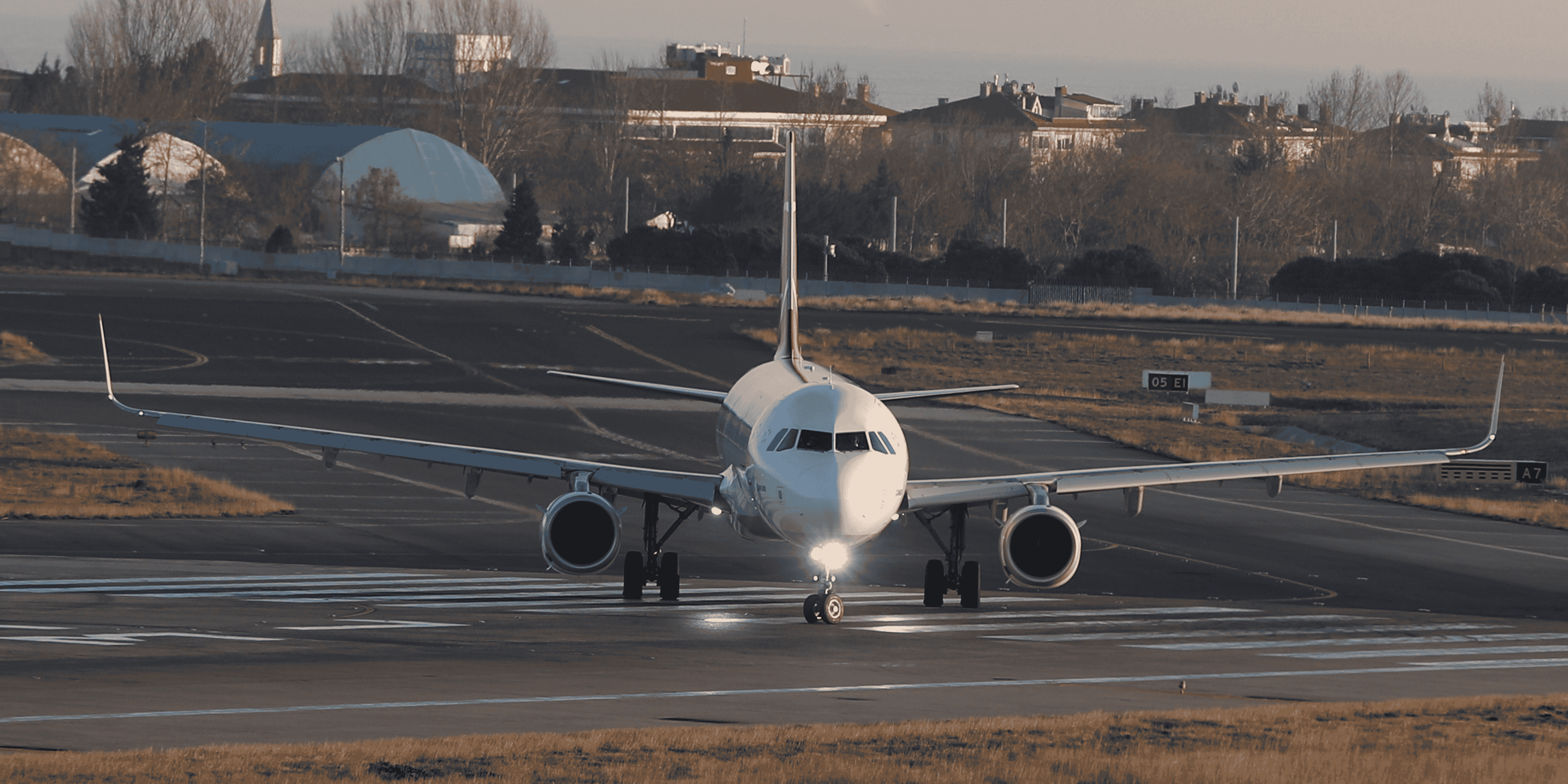 Airbus, taxiing, tarmac, aérien, piste, aéroport, roulage,