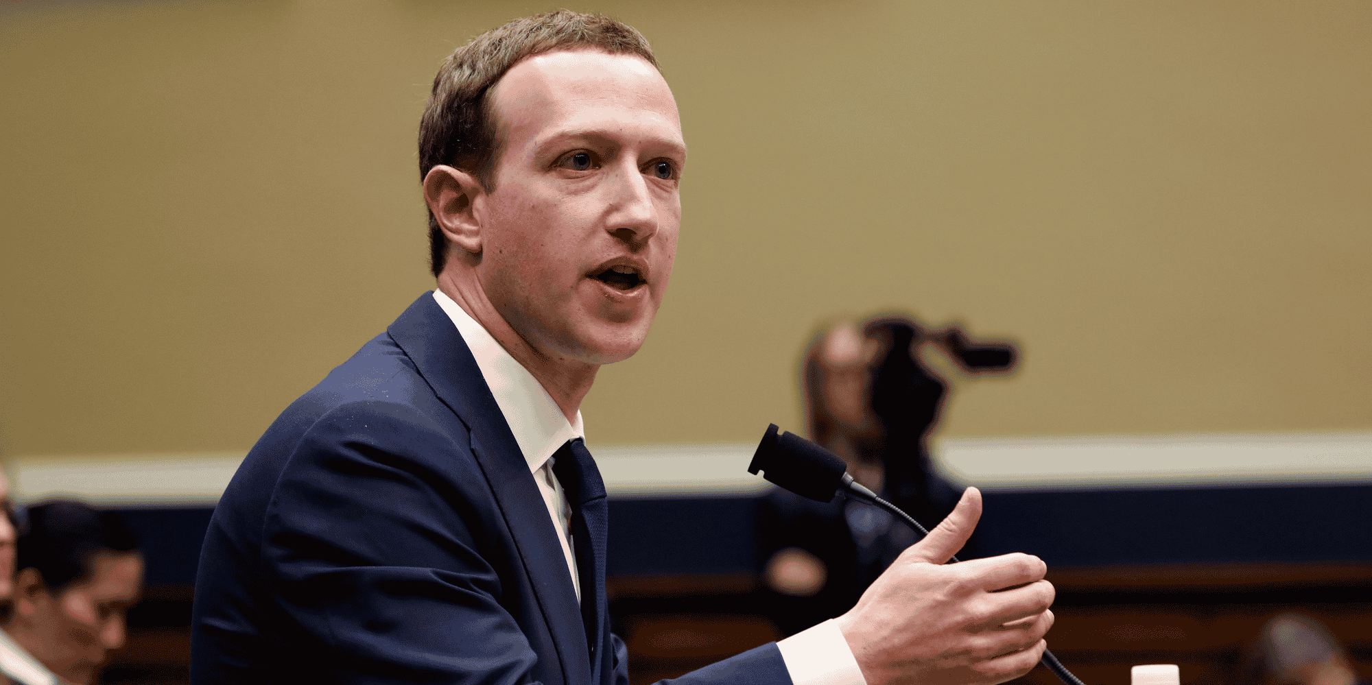 Mark Zuckerberg lors d'une précédente réunion au Congrès.