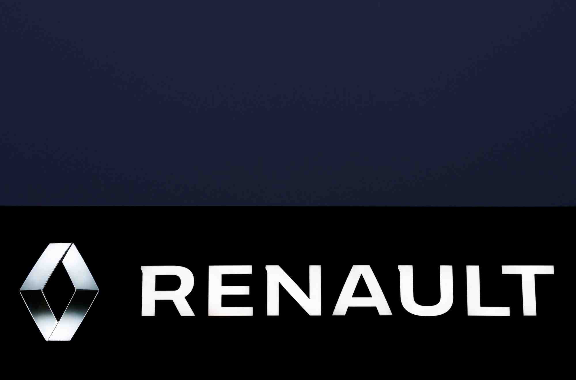 Le logo du constructeur automobile renault a vertou