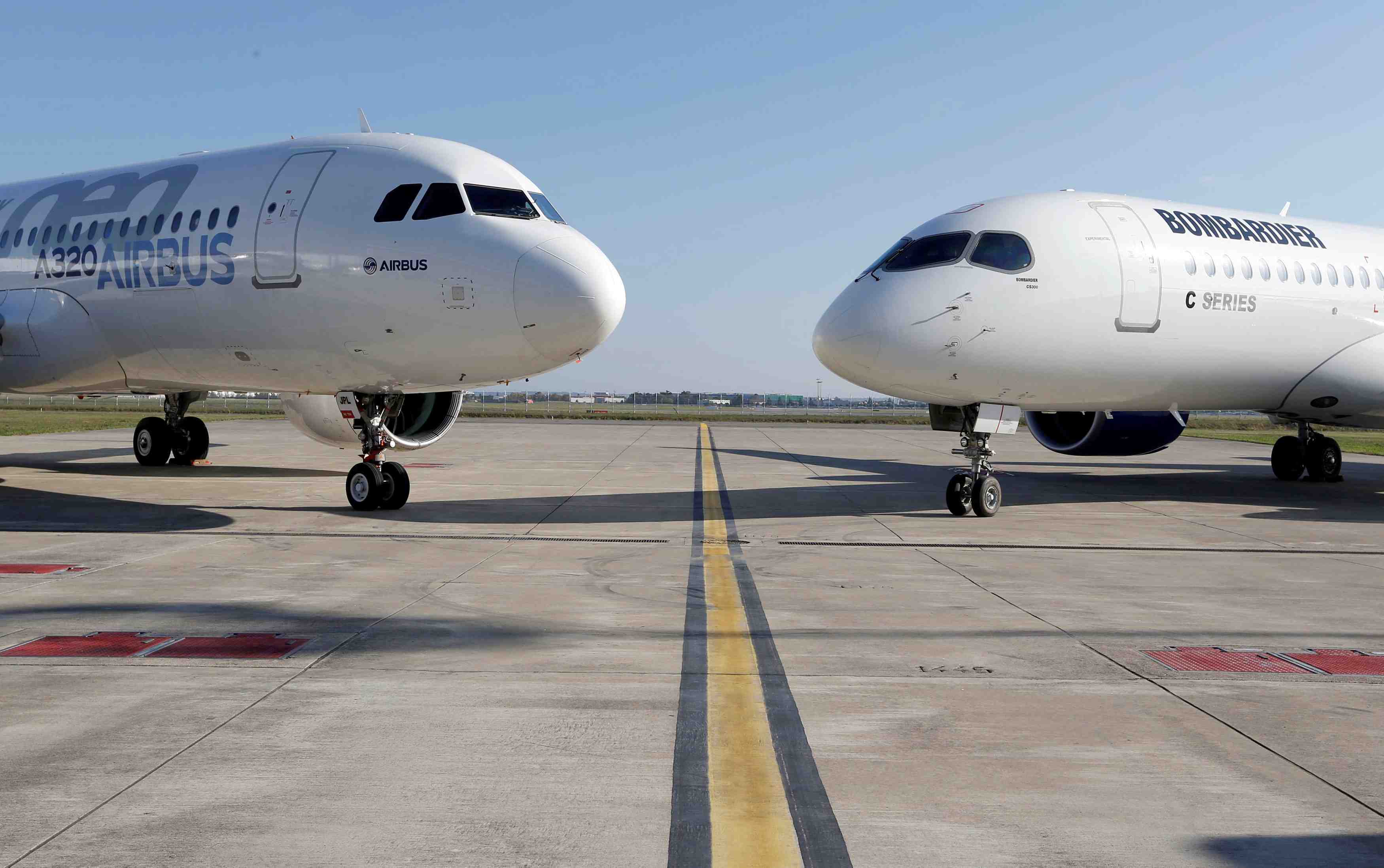 Bombardier et airbus presentent les responsables du cseries