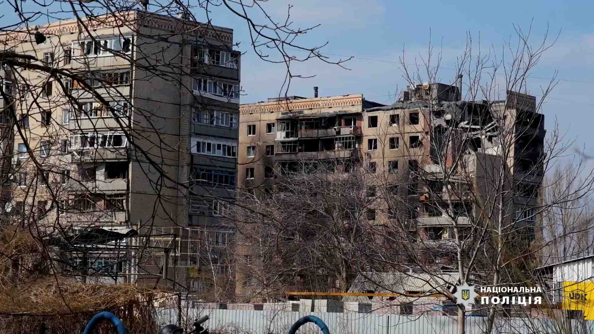 Photo des batiments endommages a avdiivka en ukraine