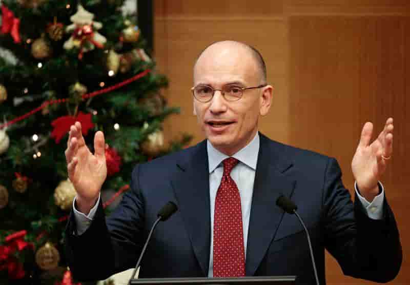 Enrico Letta présentera un programme de réformes en janvier
