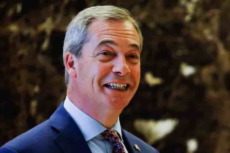 Le leader du parti d'extrême droite Reform UK, Nigel Farage, vient jouer les troublions dans la campagne des élections législatives au Royaume-Uni. (Photo d'archive)