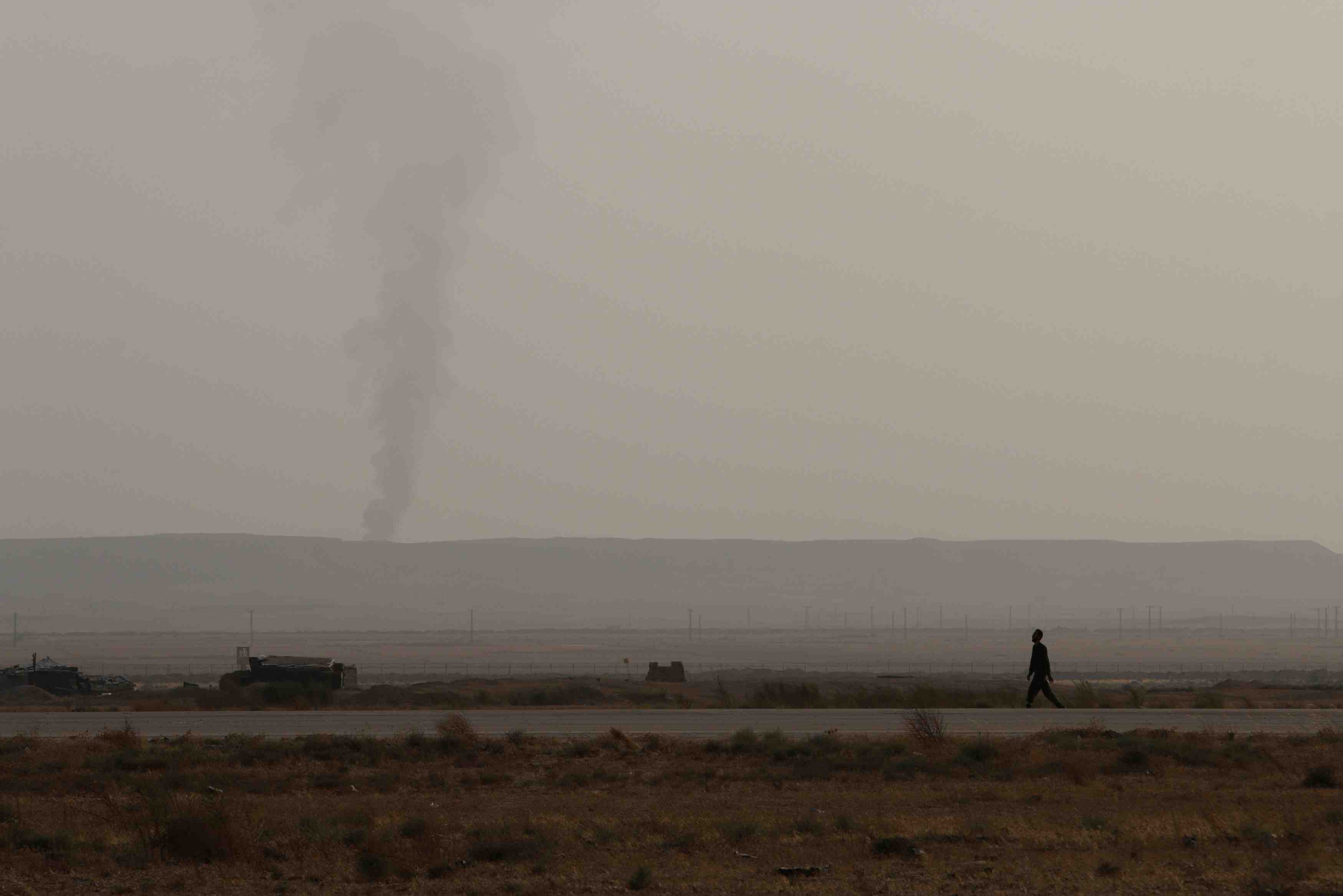 Attaque de l'ei en syrie au sud-ouest de dair az zour
