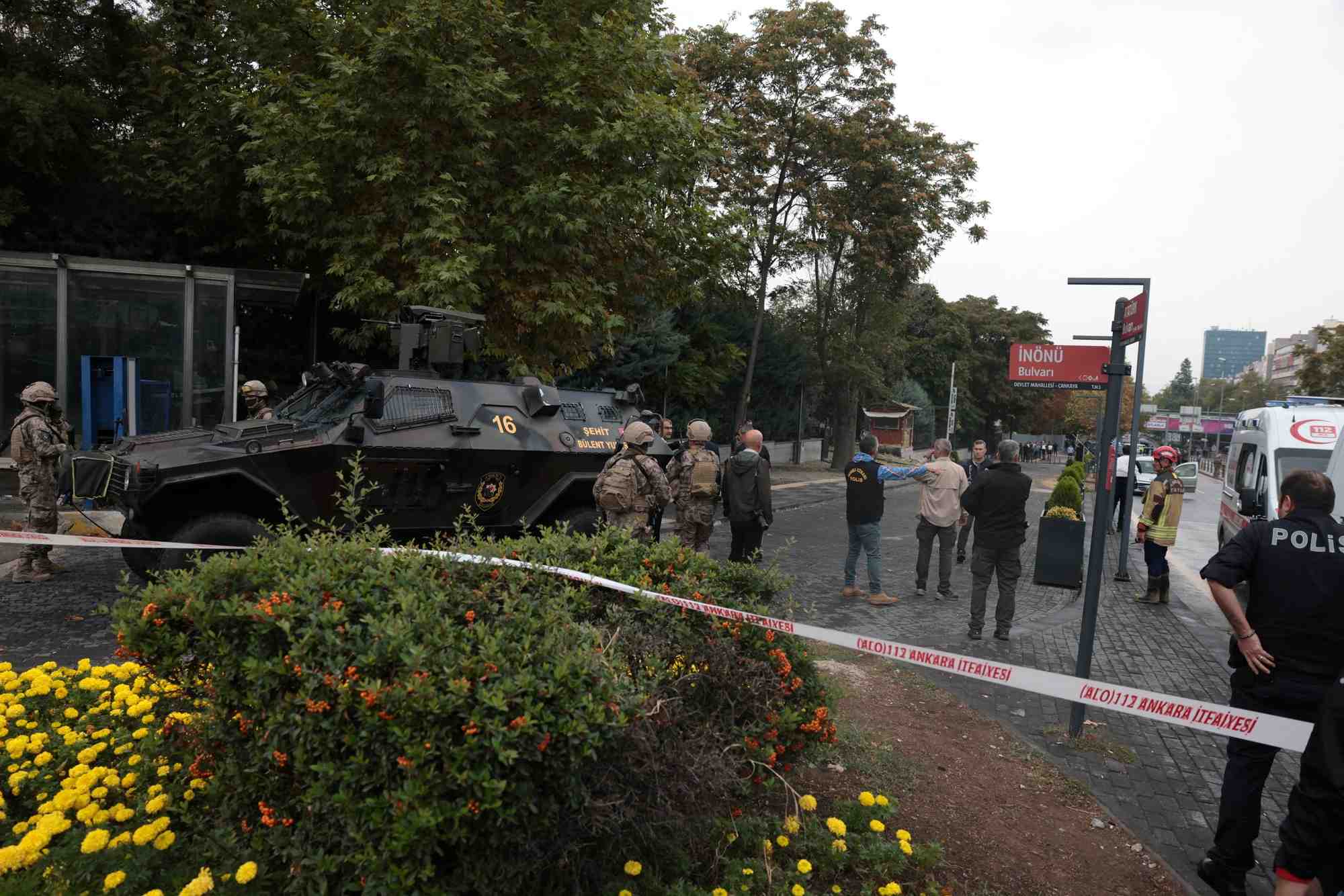 Un perimetre de securite a ankara