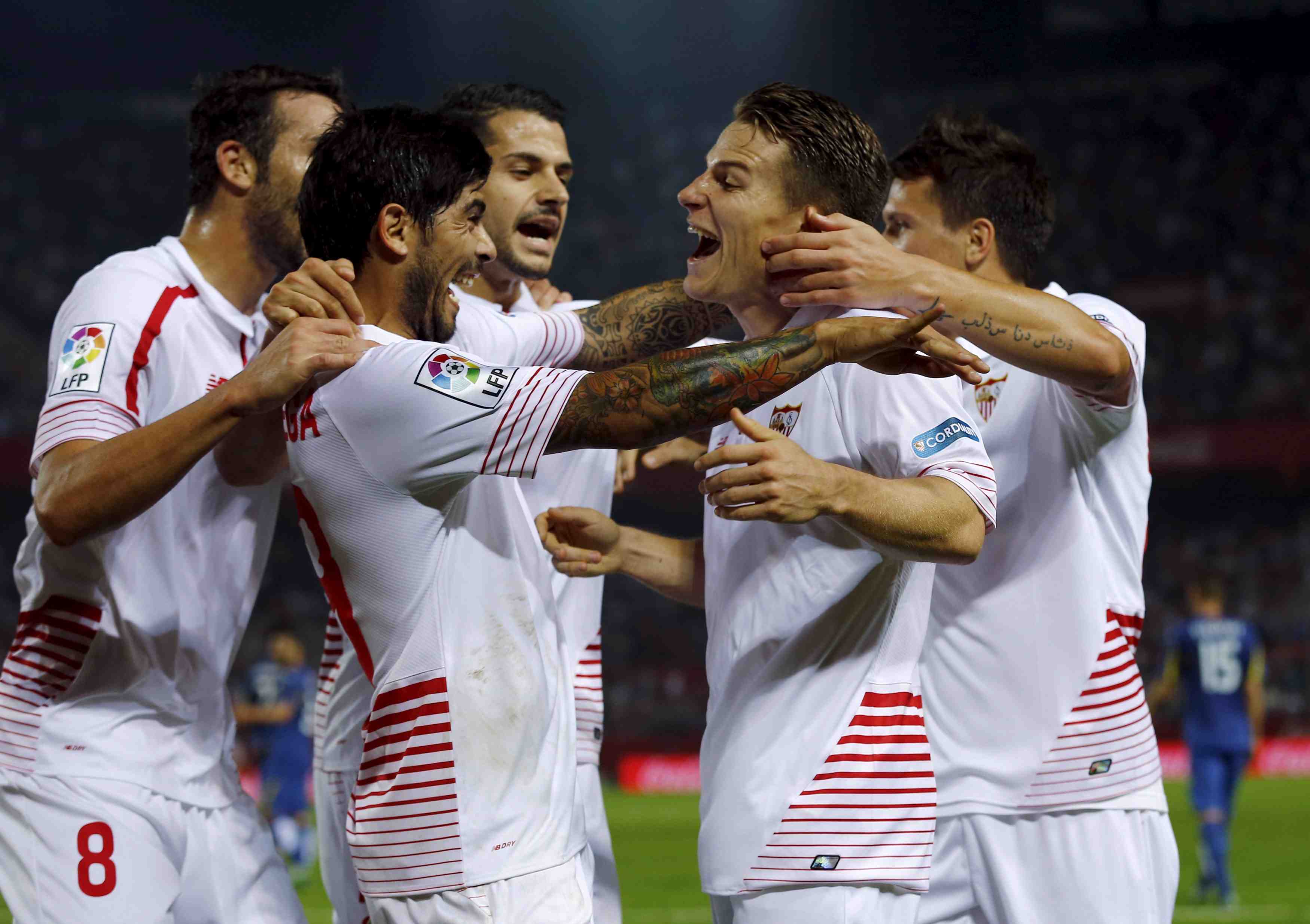 Seville et gameiro font un festival contre getafe