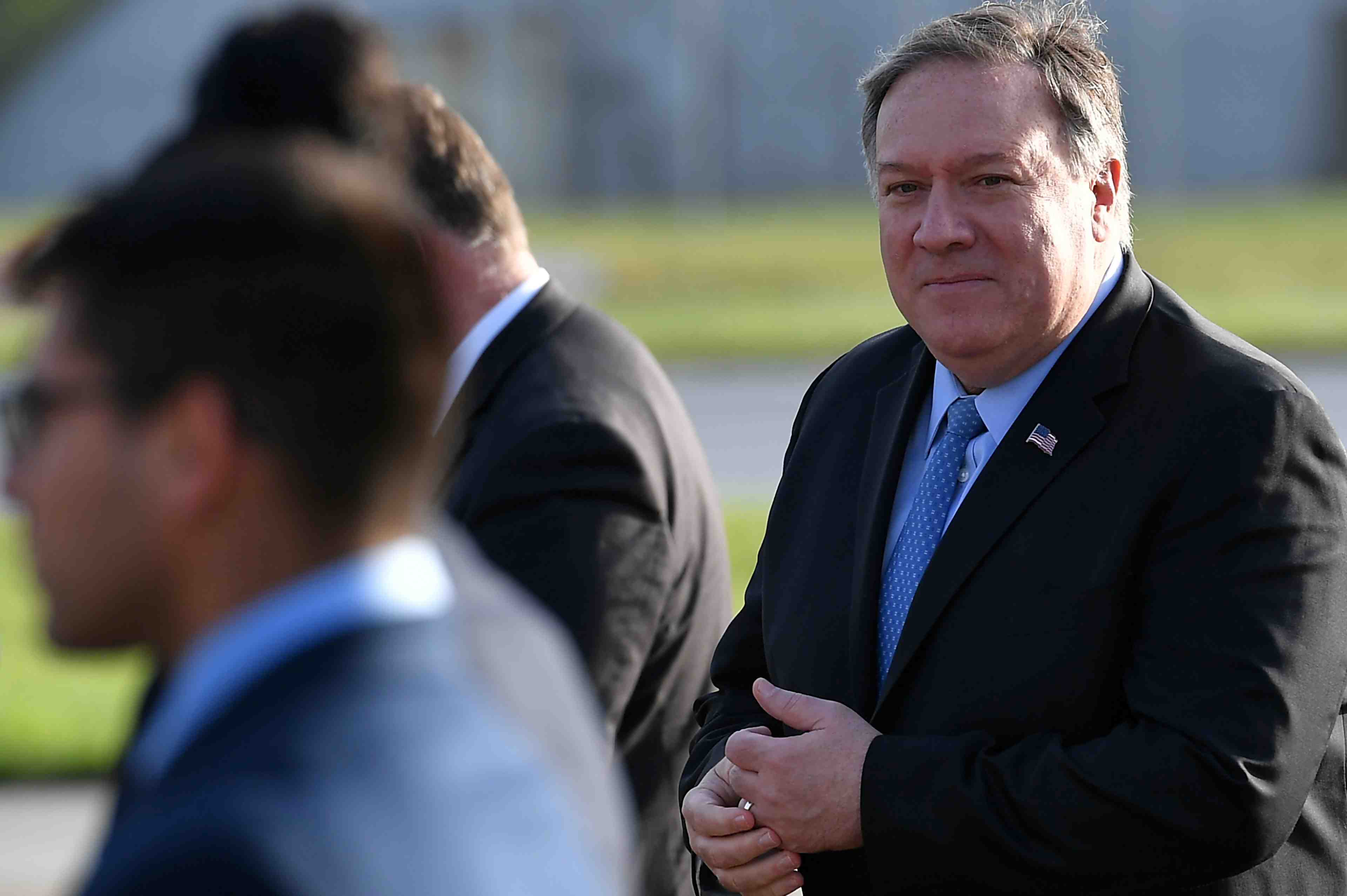 Pompeo a bruxelles pour discuter de l'iran, avant une visite en russie