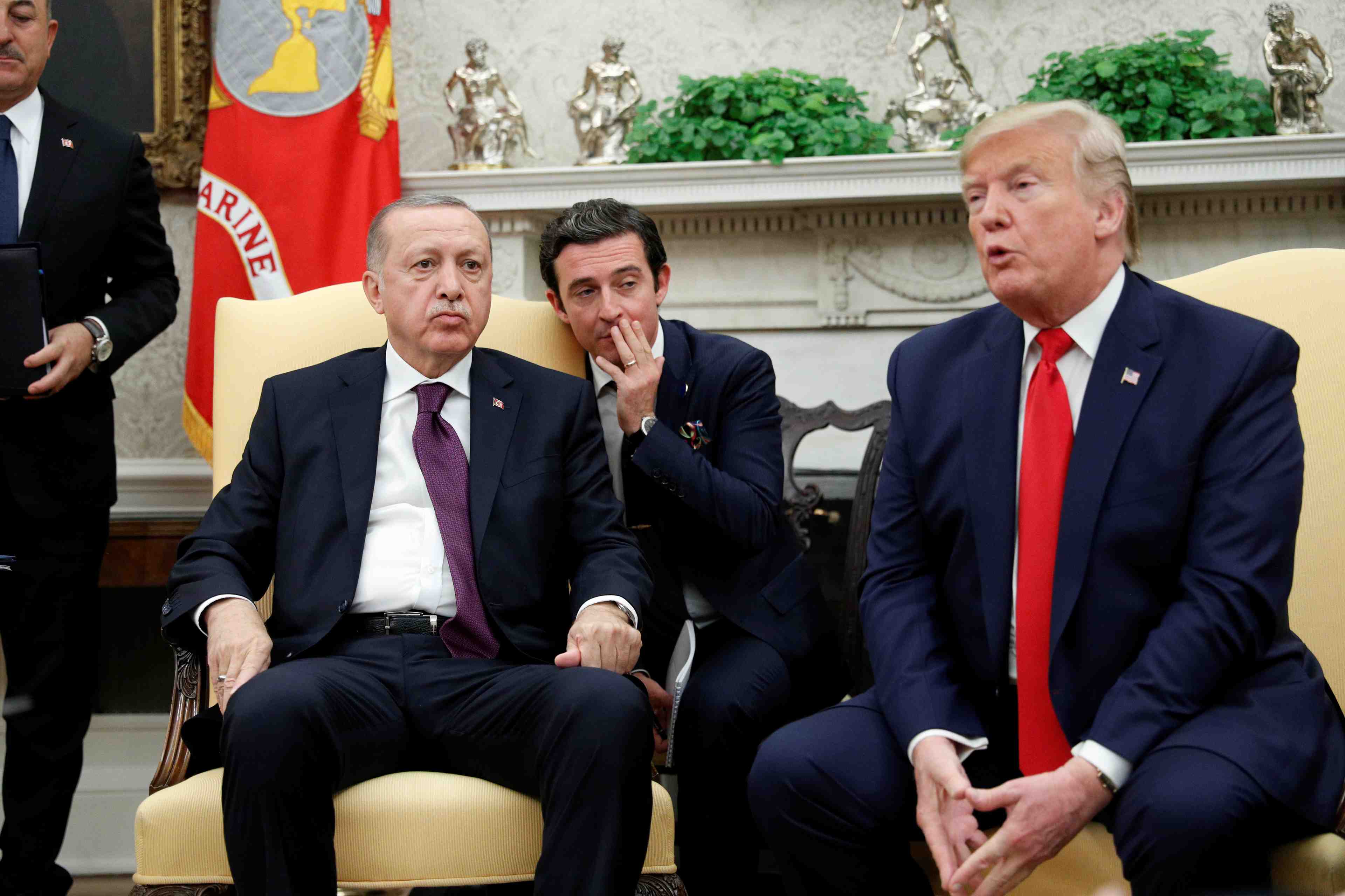 Trump evoque la deception des turcs apres les declarations de macron sur l'otan