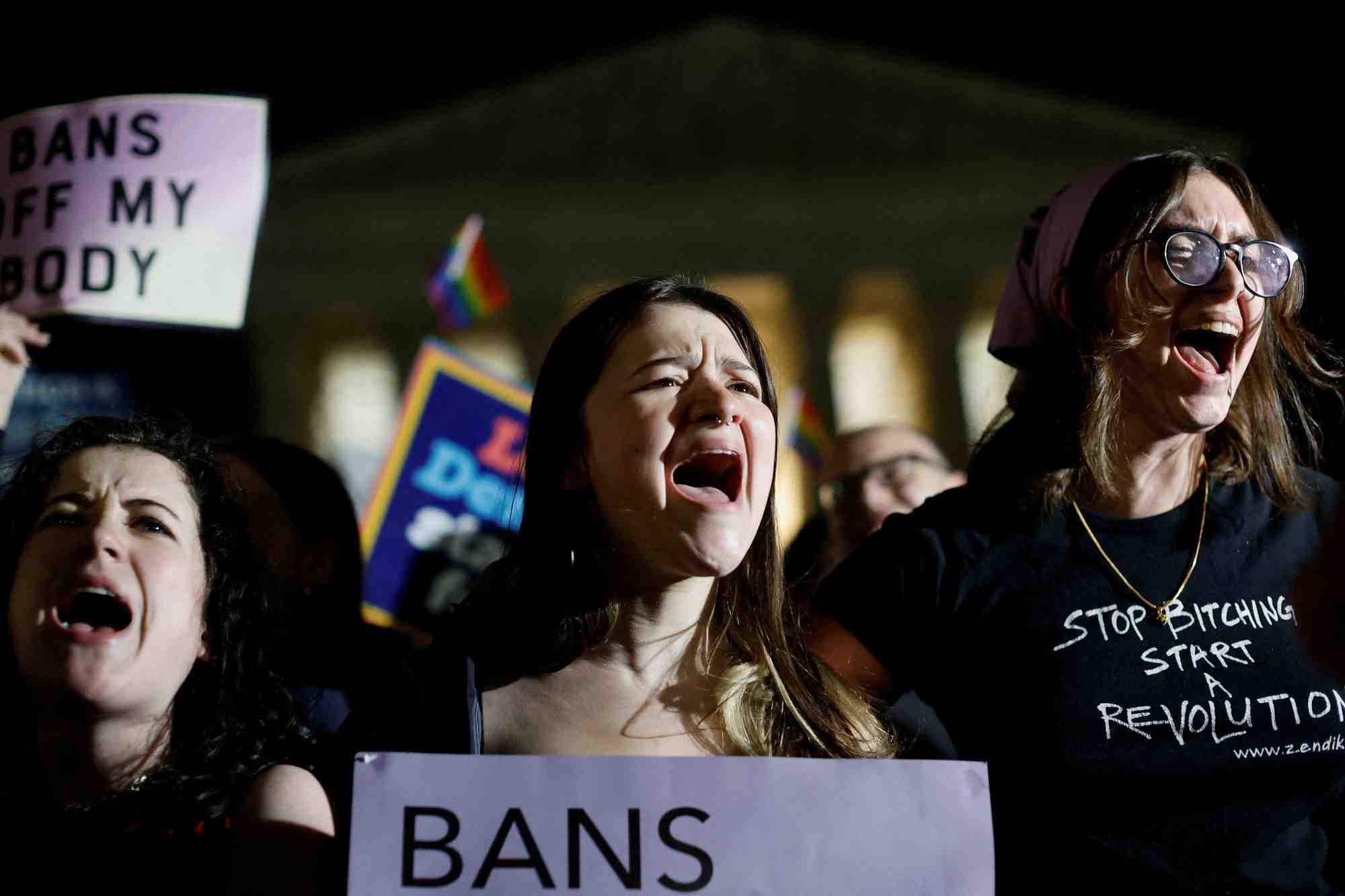 Etats-unis: manifestations autour de la decision potentielle de la cour supreme sur l'avortement