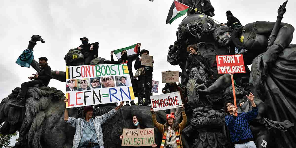 Place de la République, à Paris, le 15 juin.