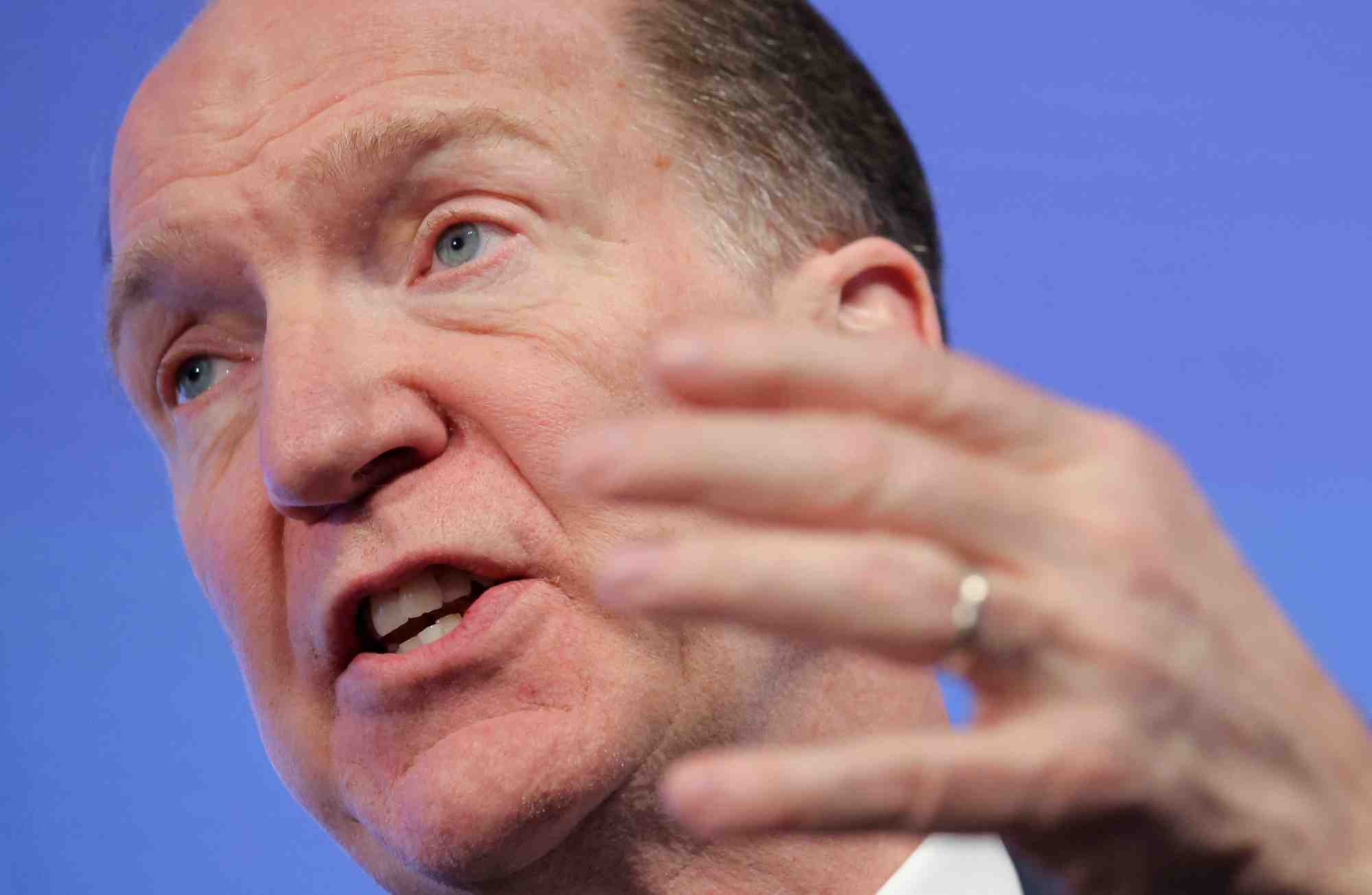 Le president de la banque mondiale, david malpass